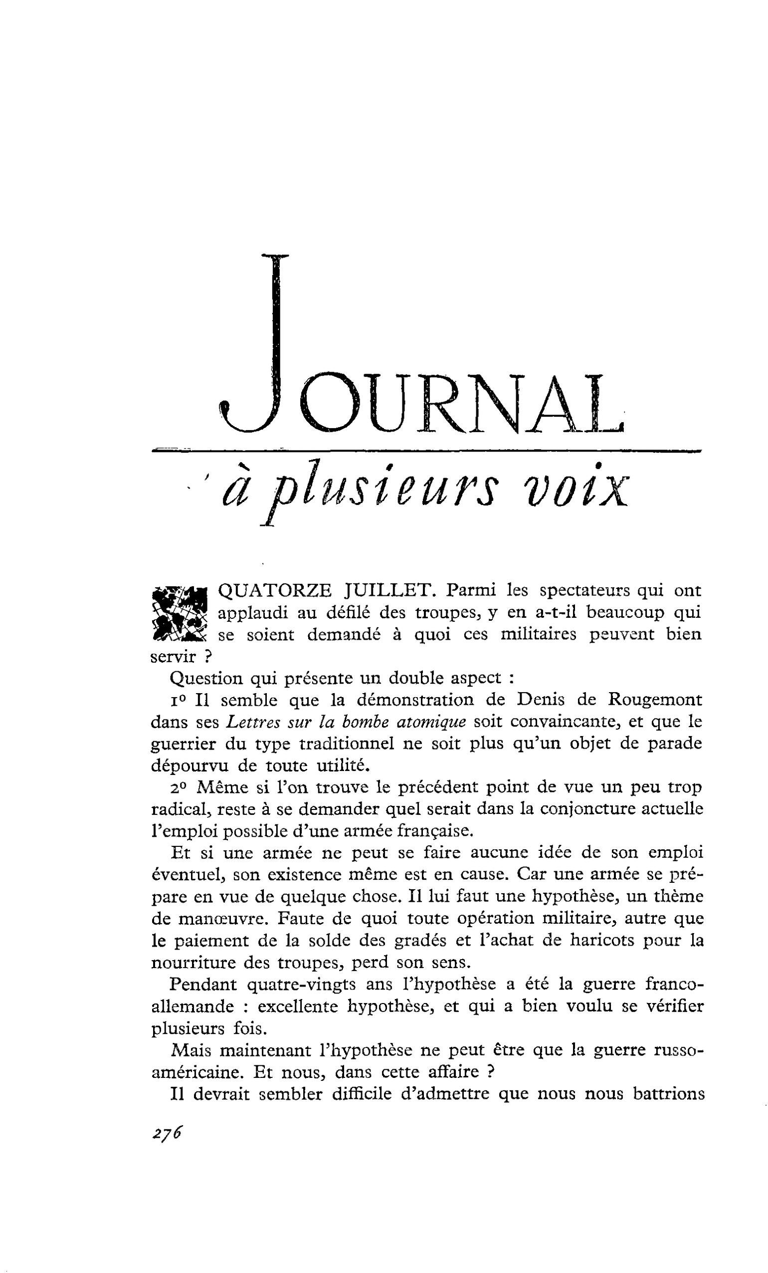QUATORZE JUILLET