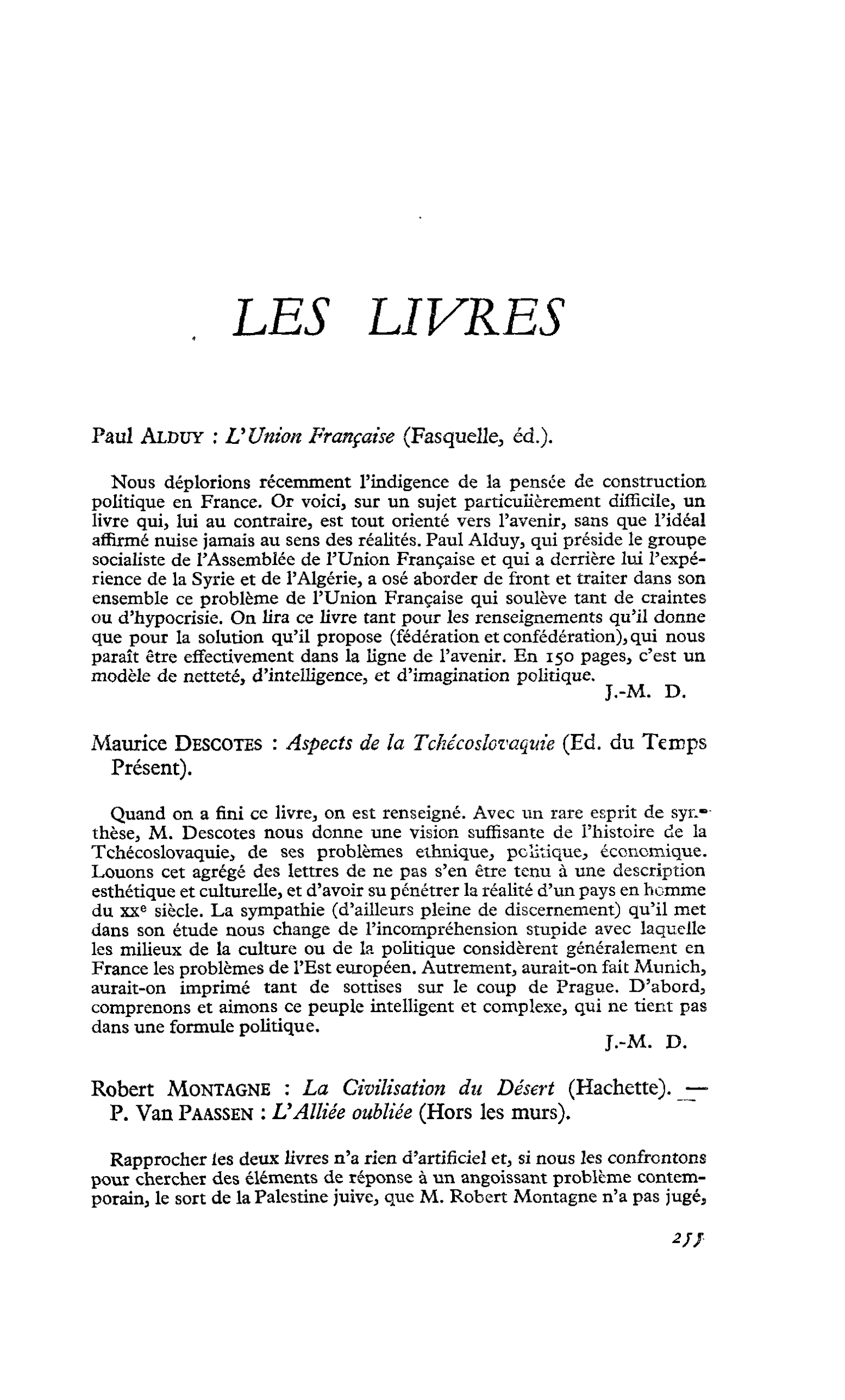 Paul Alduy : L’Union Française