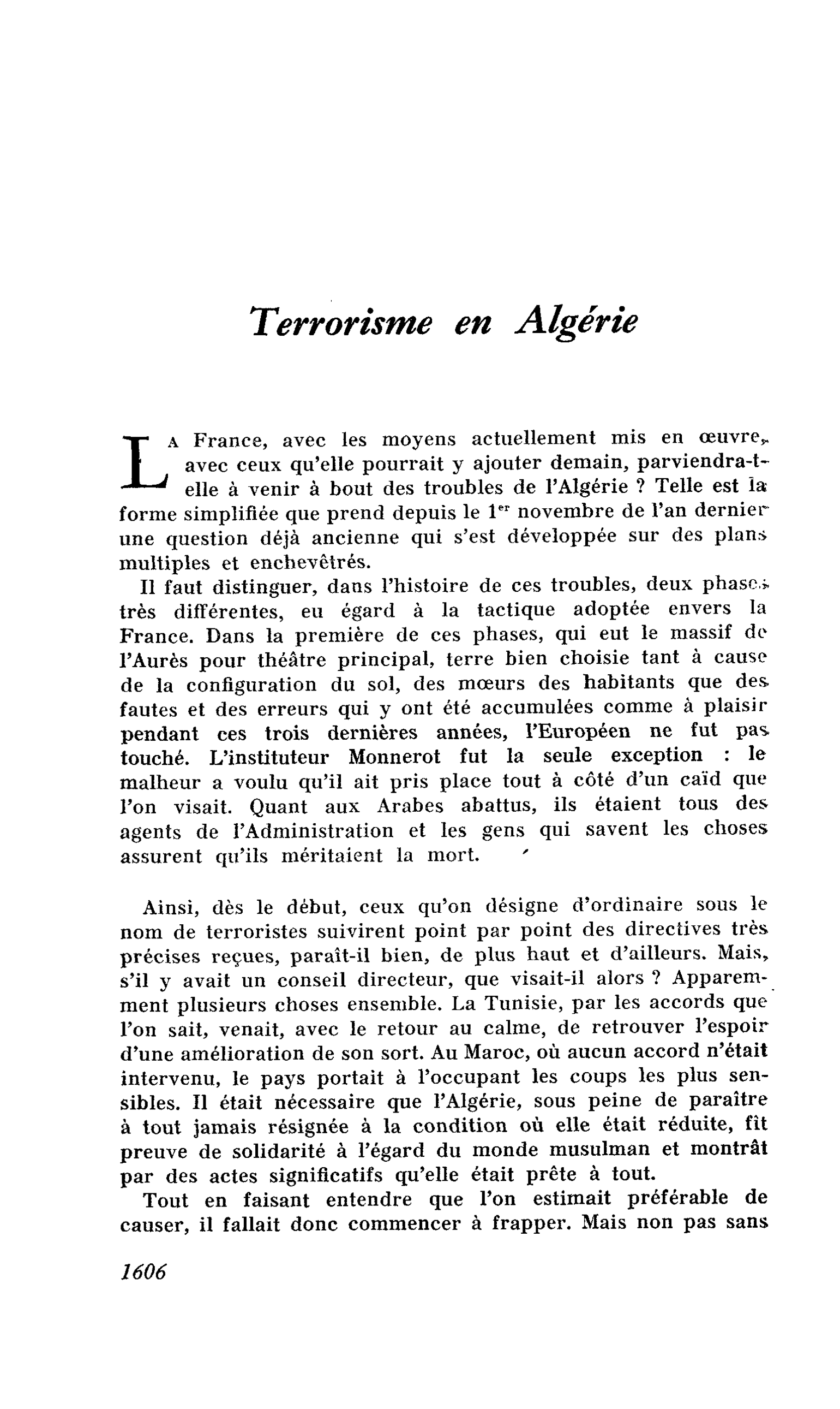 Terrorisme en Algérie