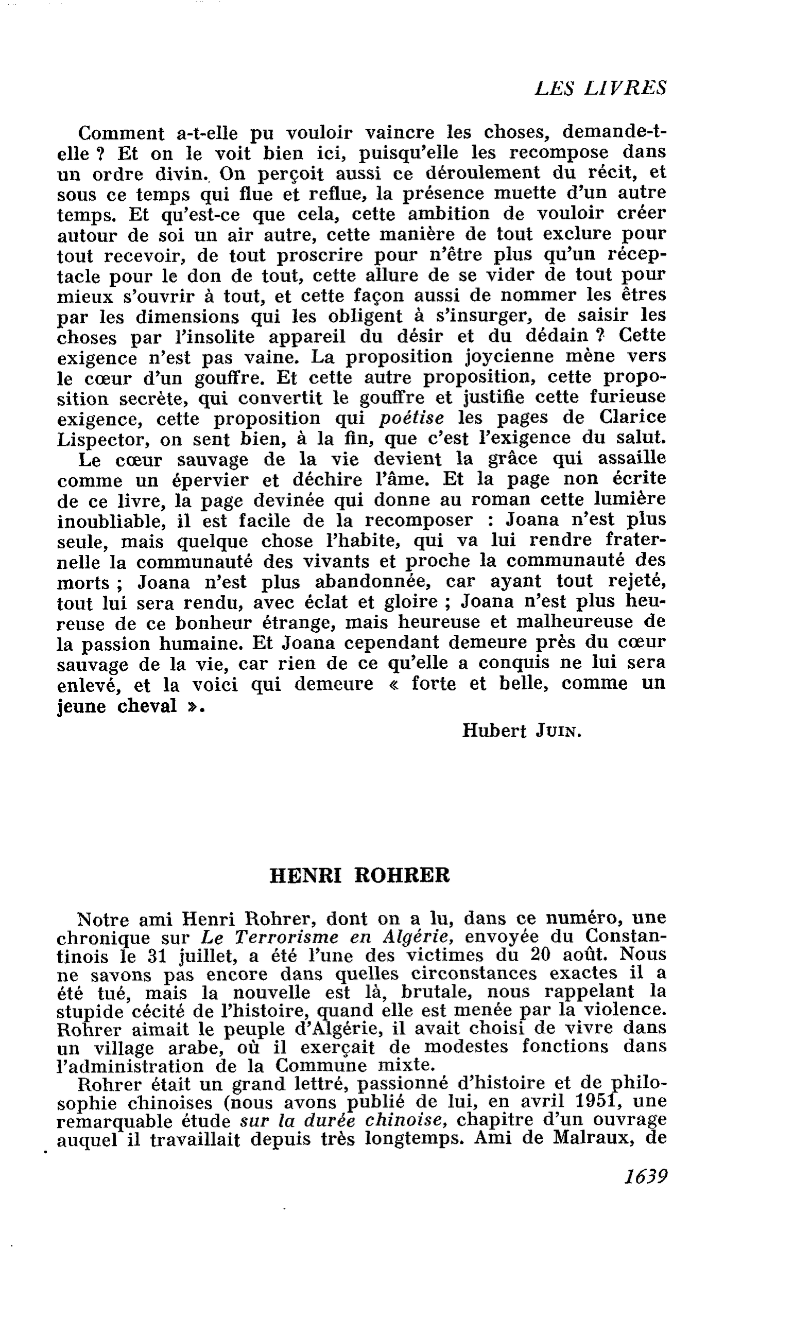 HENRI ROHRER