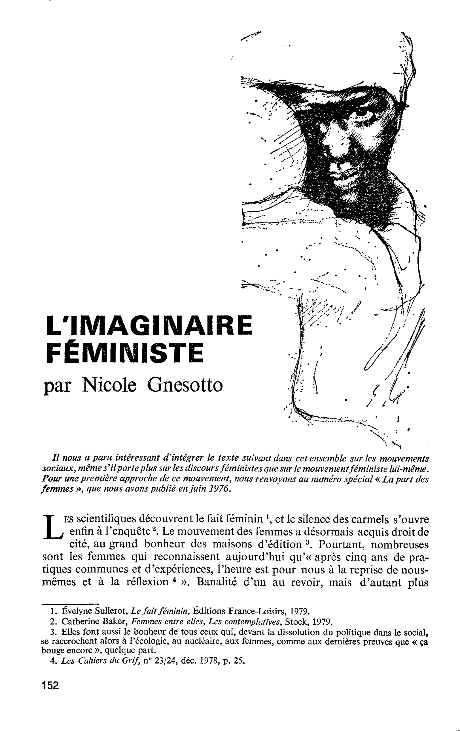 L’IMAGINAIRE FÉMINISTE