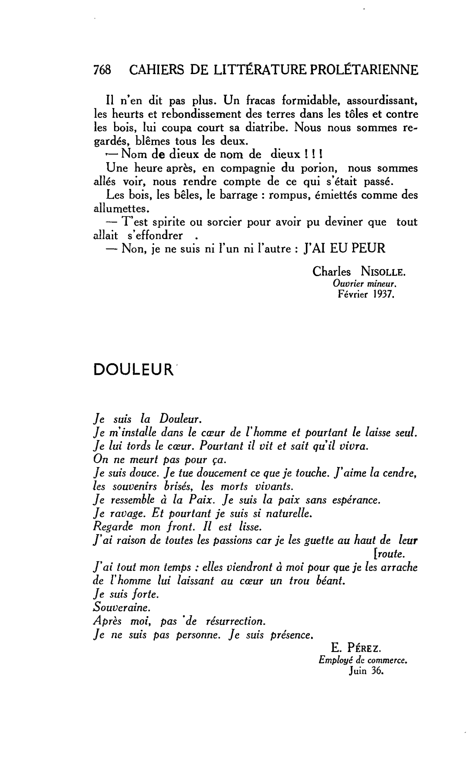 DOULEUR