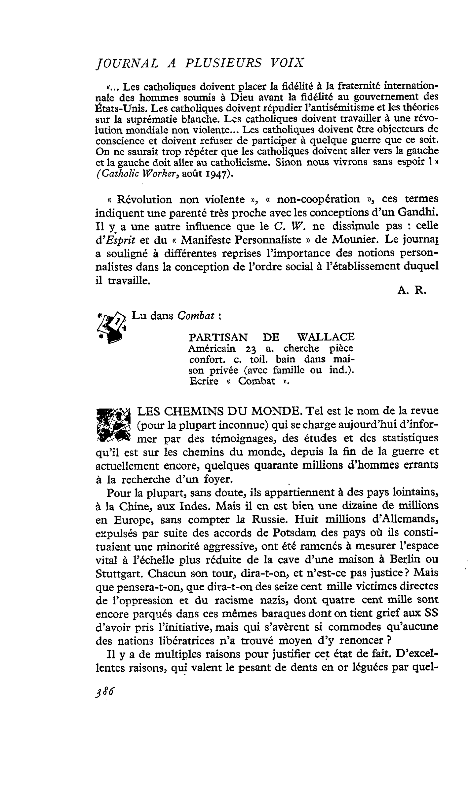 LES CHEMINS DU MONDE