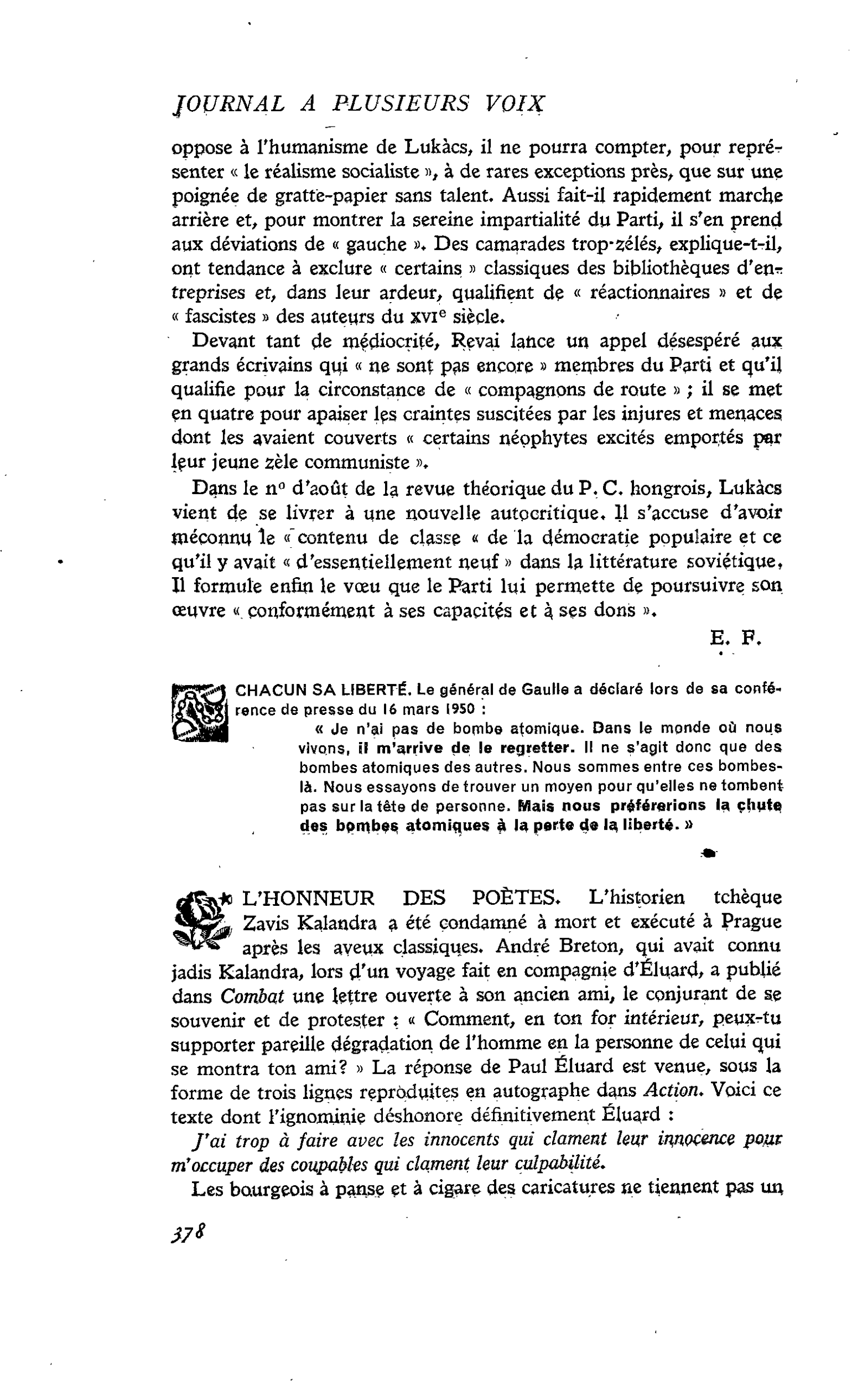 L’HONNEUR DES POÈTES
