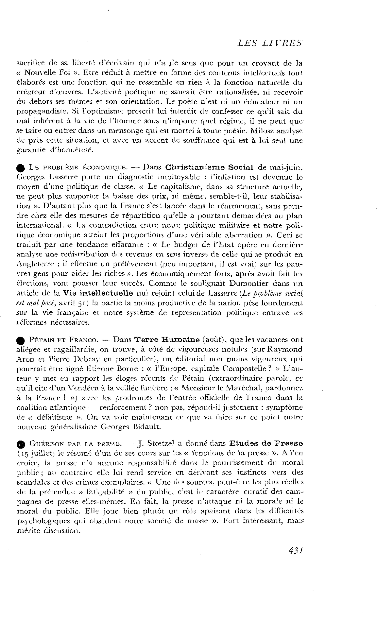 GUÉRISON PAR LA PRESSE