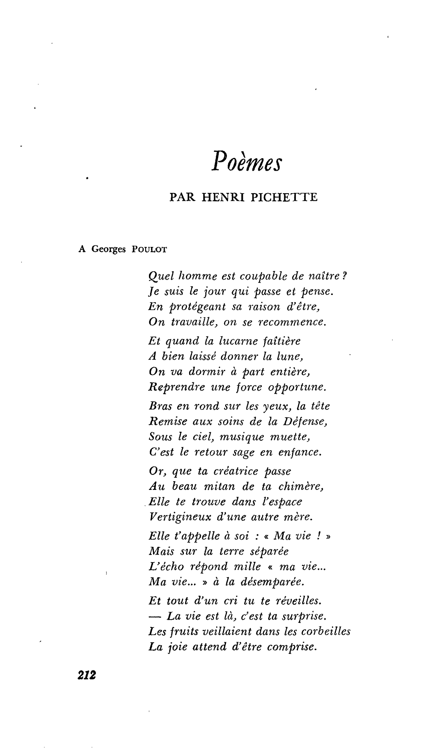 Poèmes