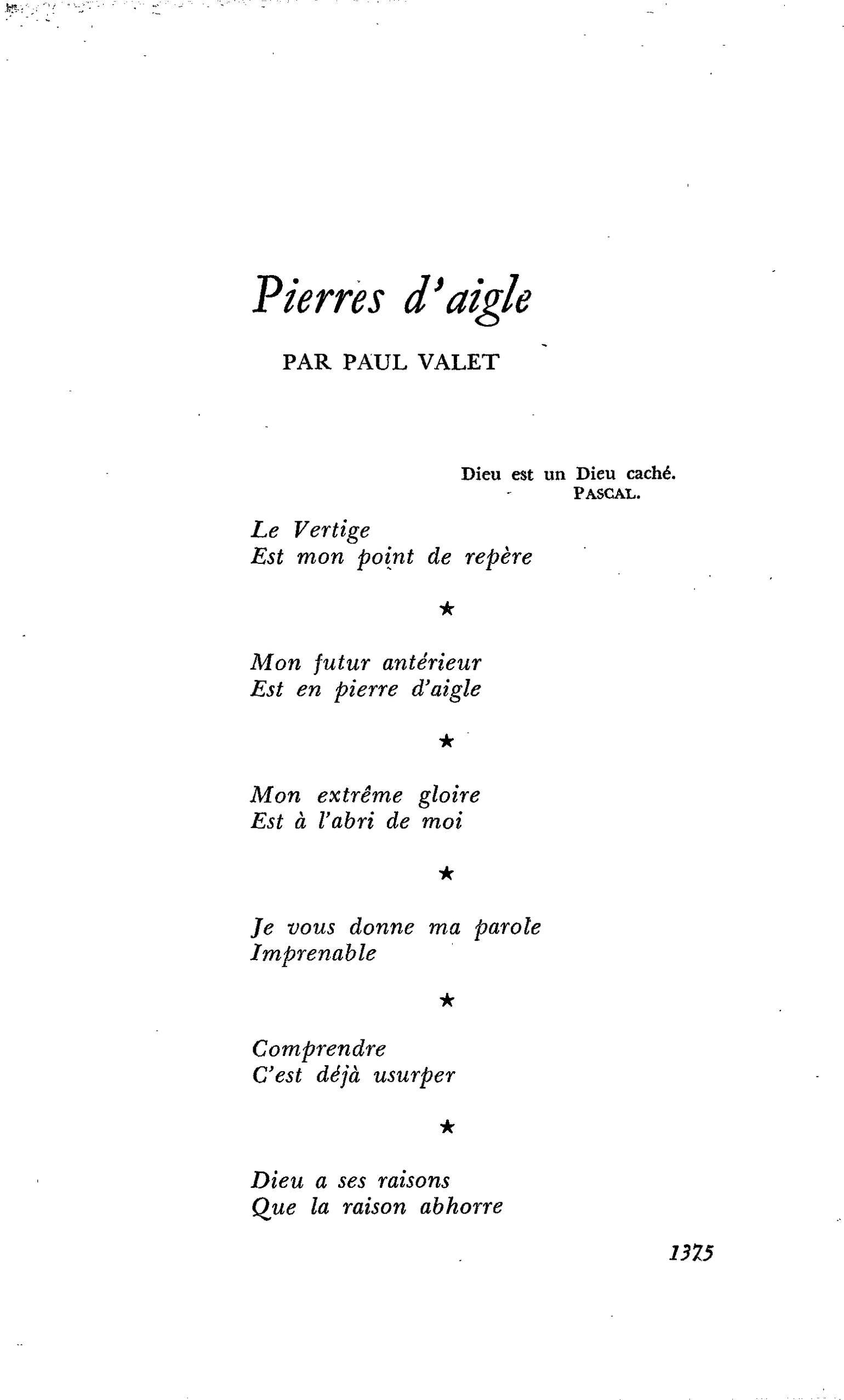 Pierres d’aigle