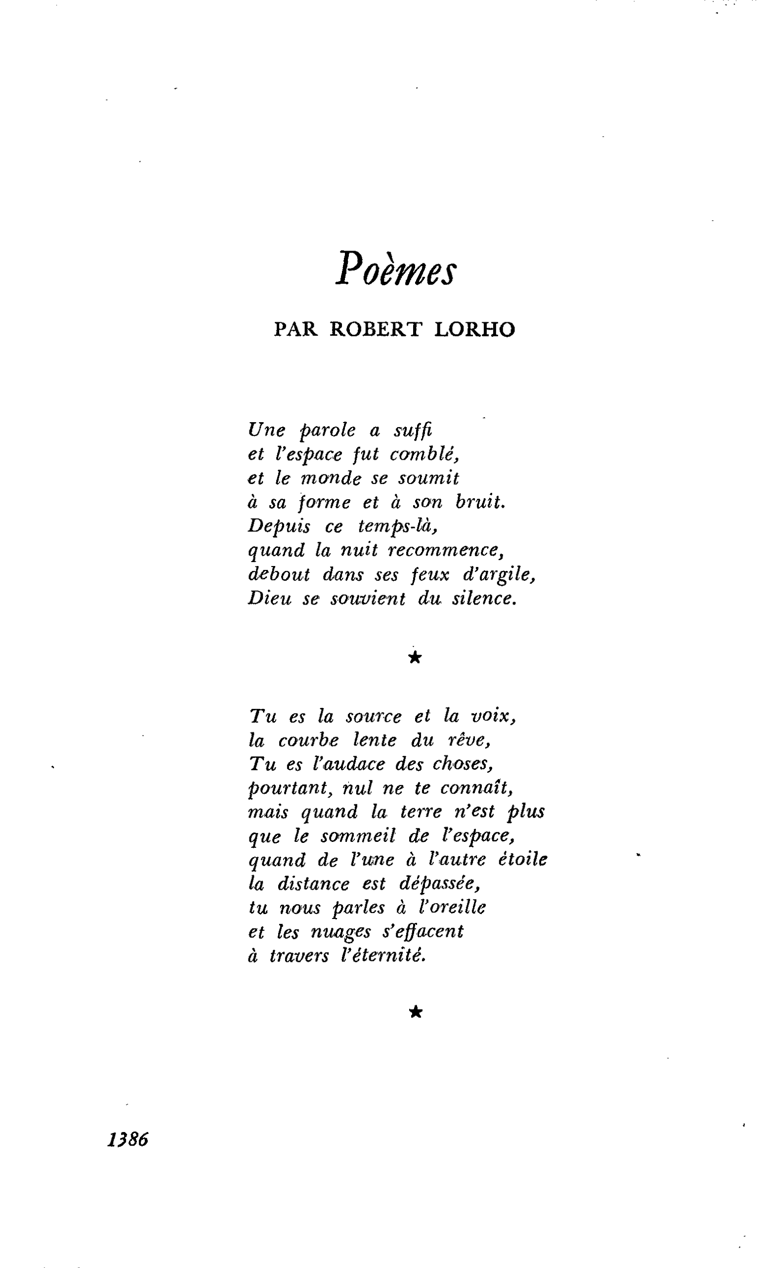 Poèmes