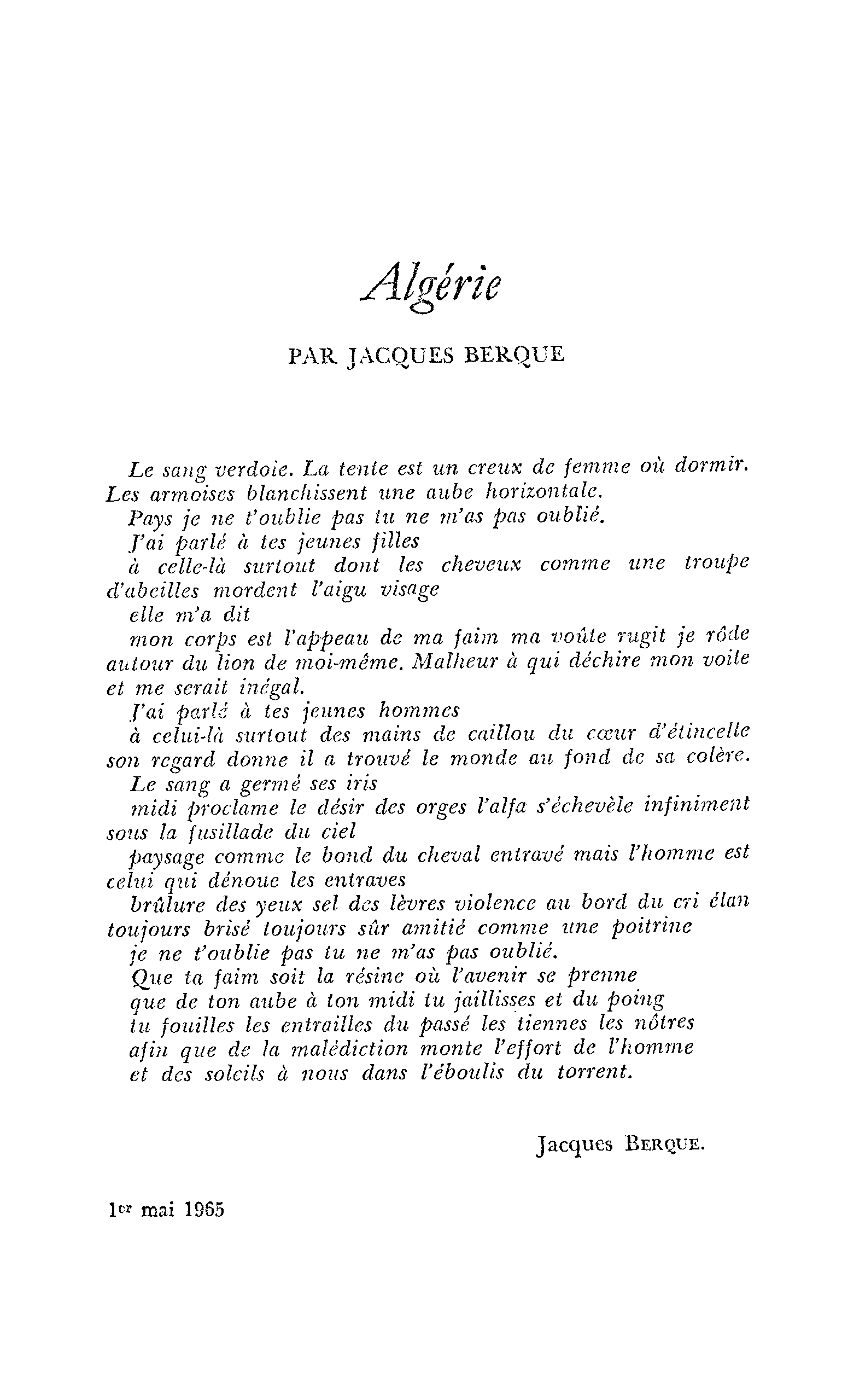 Algérie