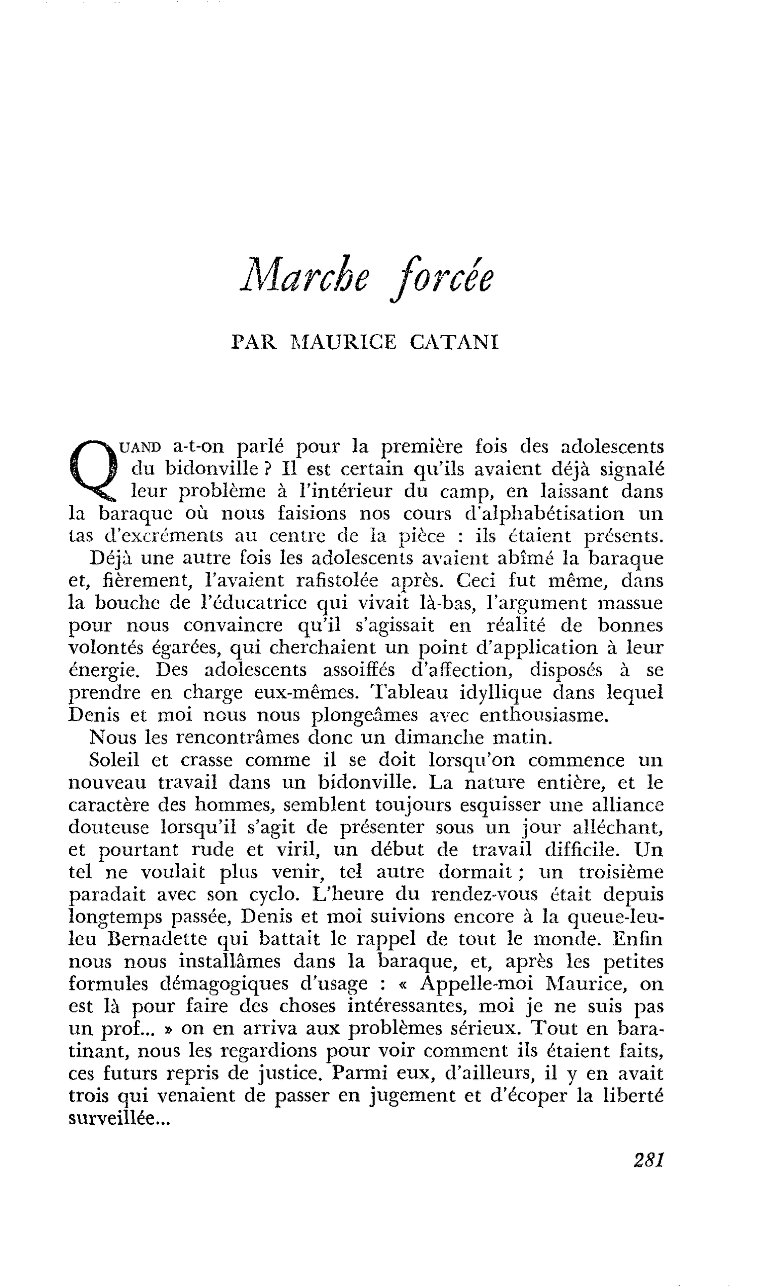 Marche forcée