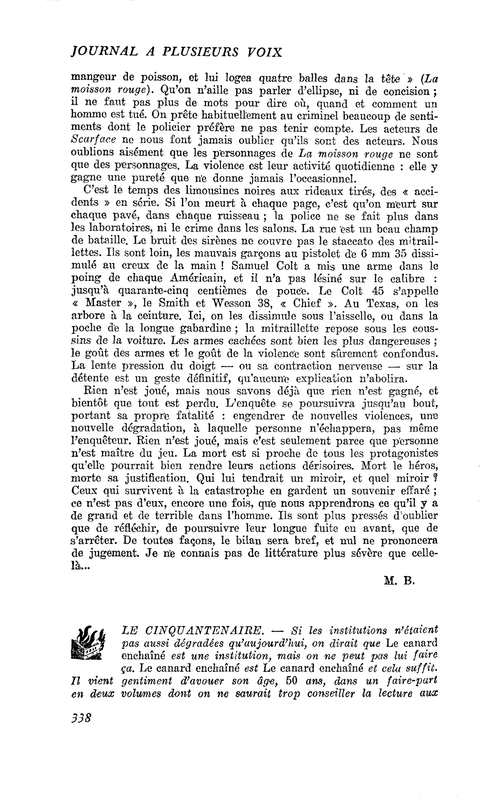 LE CINQUANTENAIRE