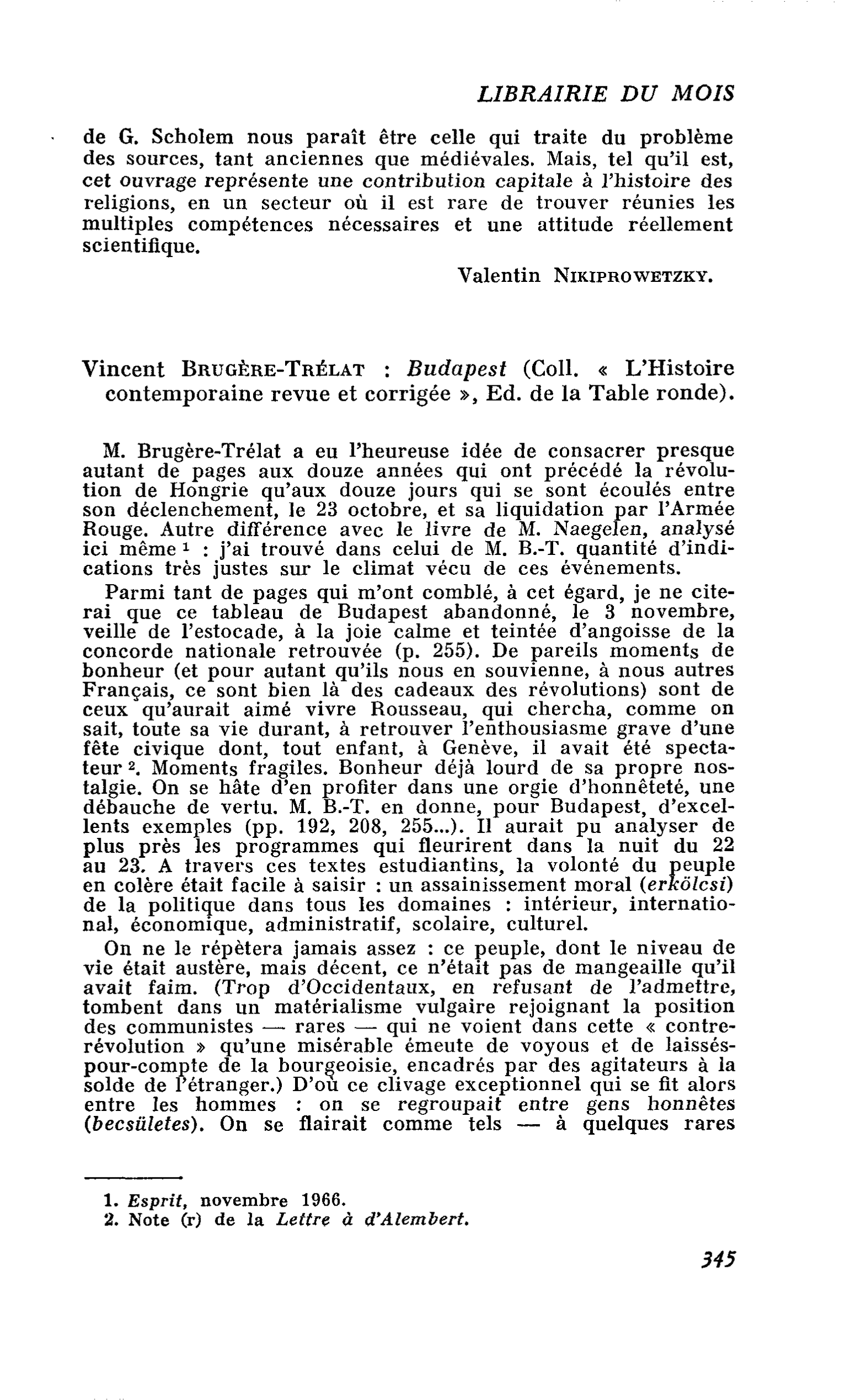 Vincent Brugère-Trélat : Budapest