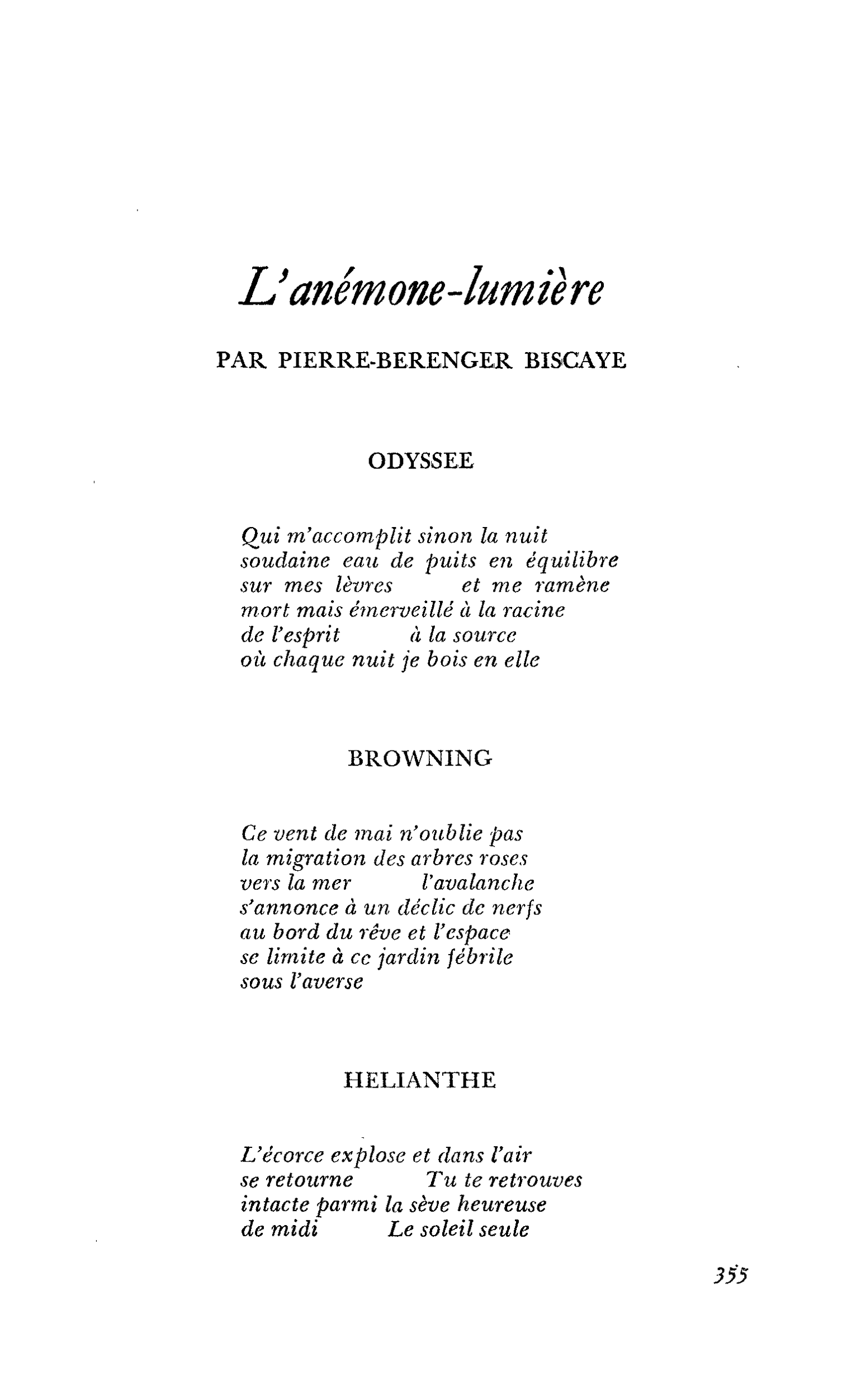 L’anémone-lumière