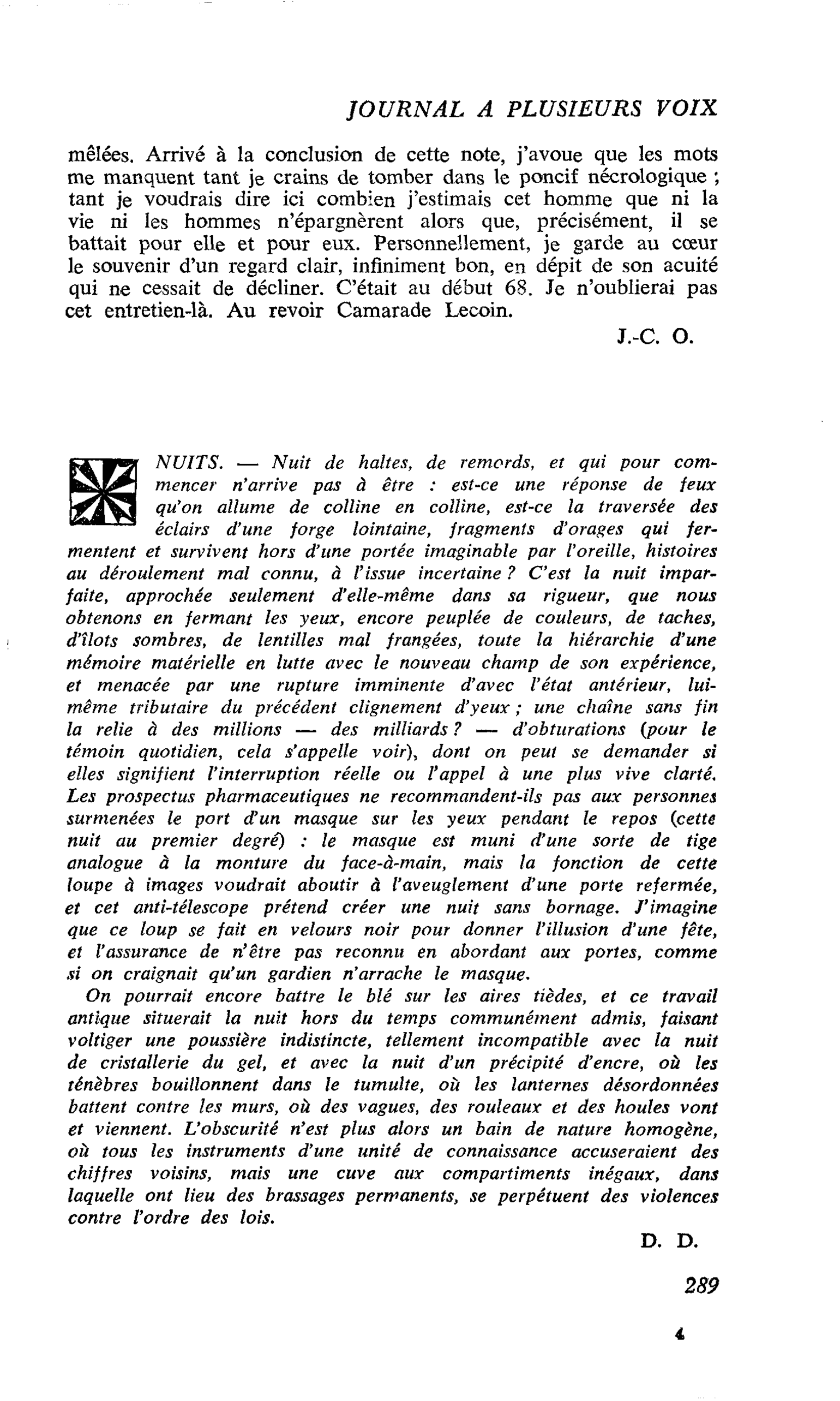 NUITS