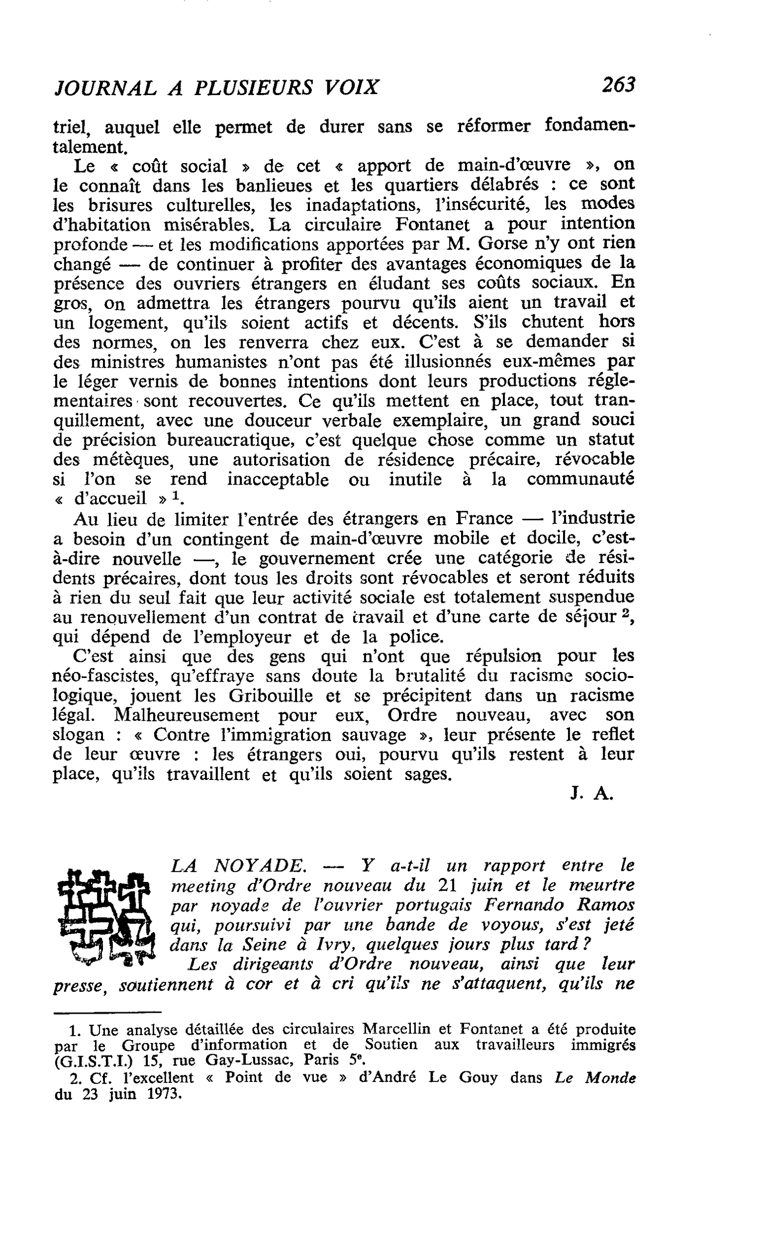 LA NOYADE