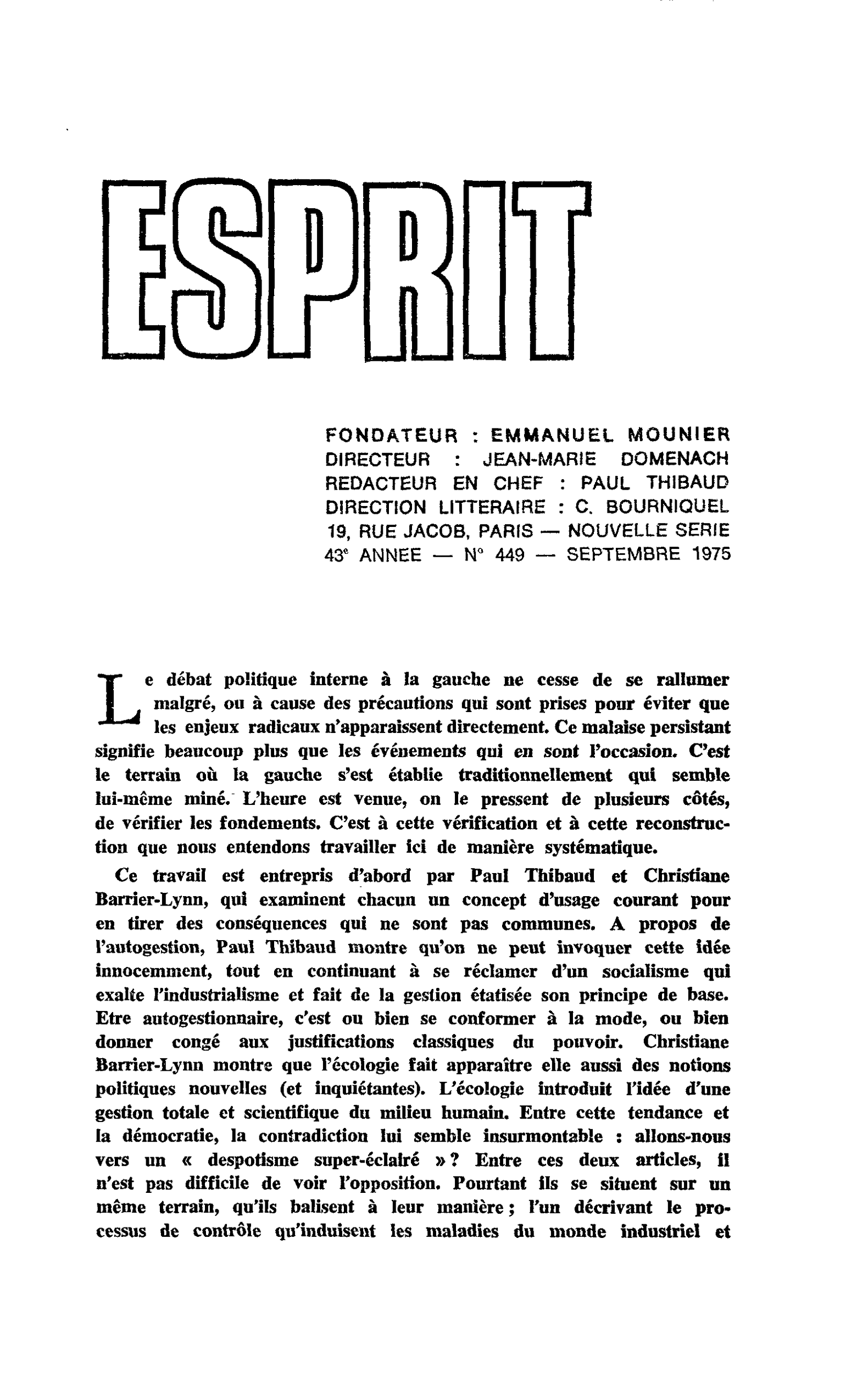 Editorial