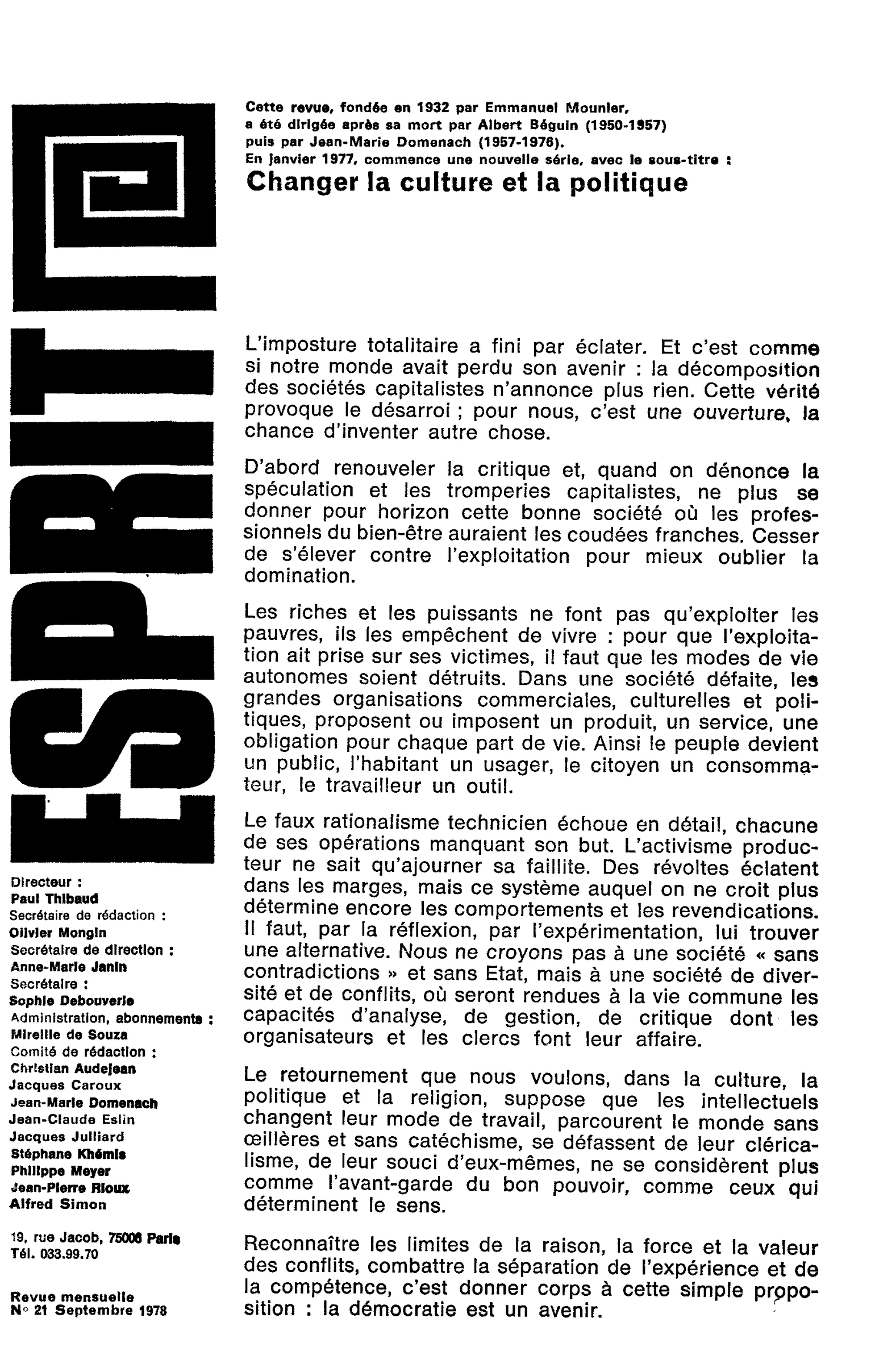 Editorial