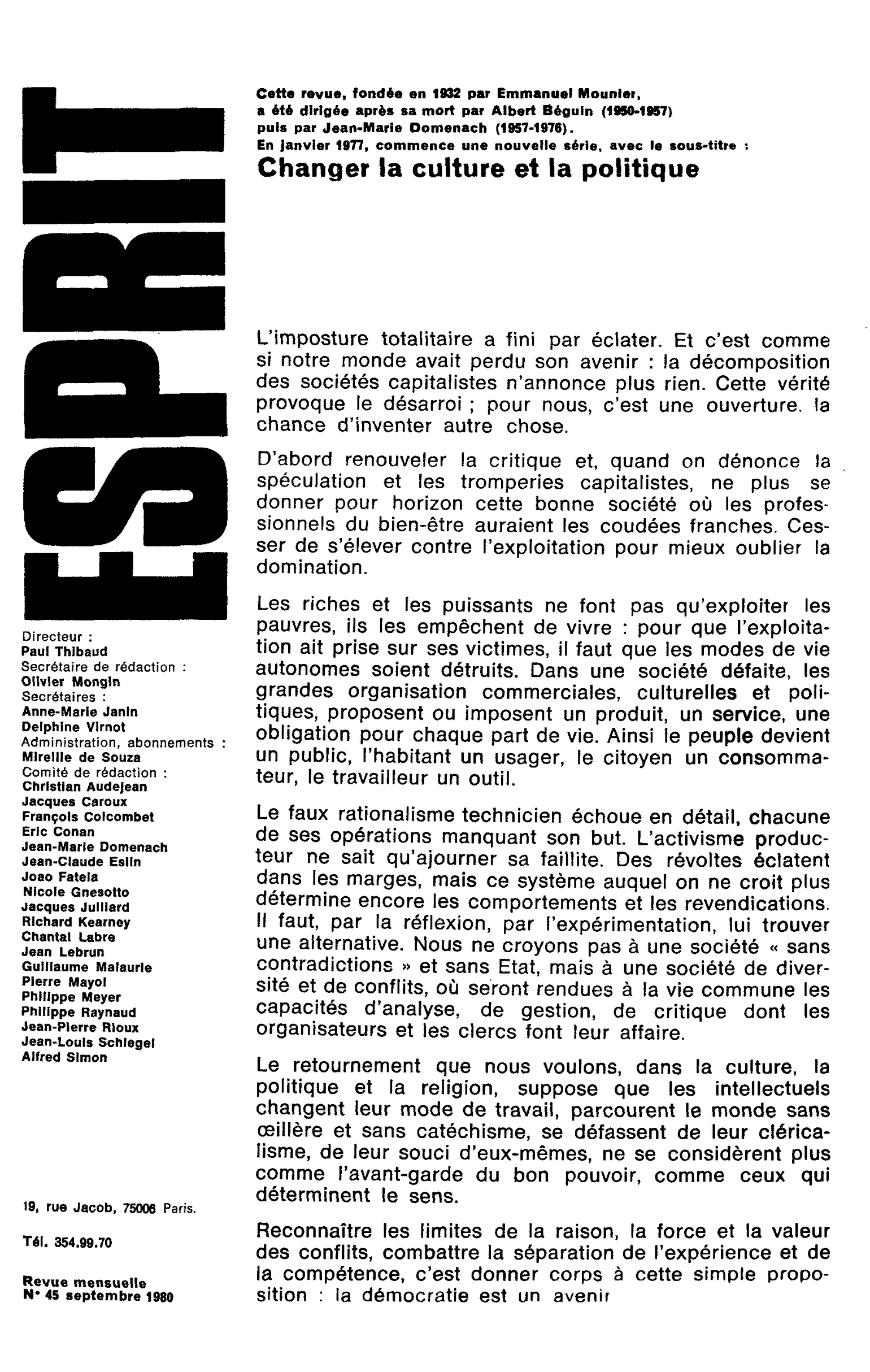 Editorial