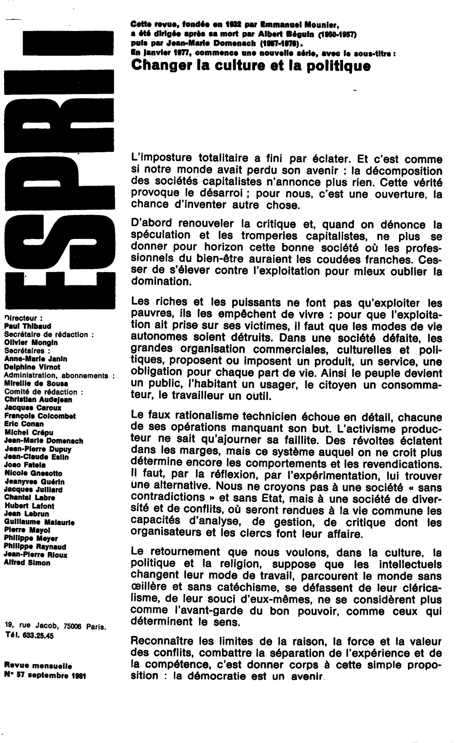 Editorial