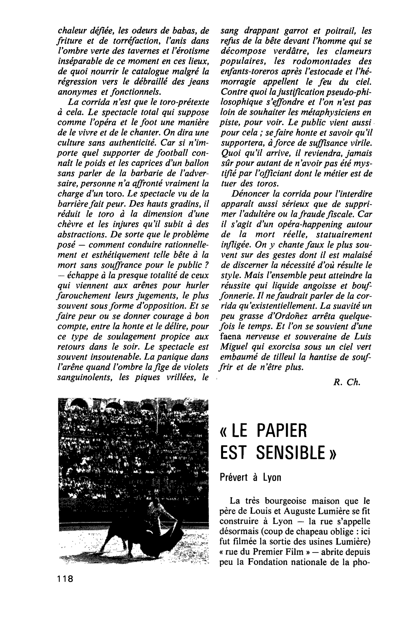 « LE PAPIER EST SENSIBLE ». Prévert à Lyon
