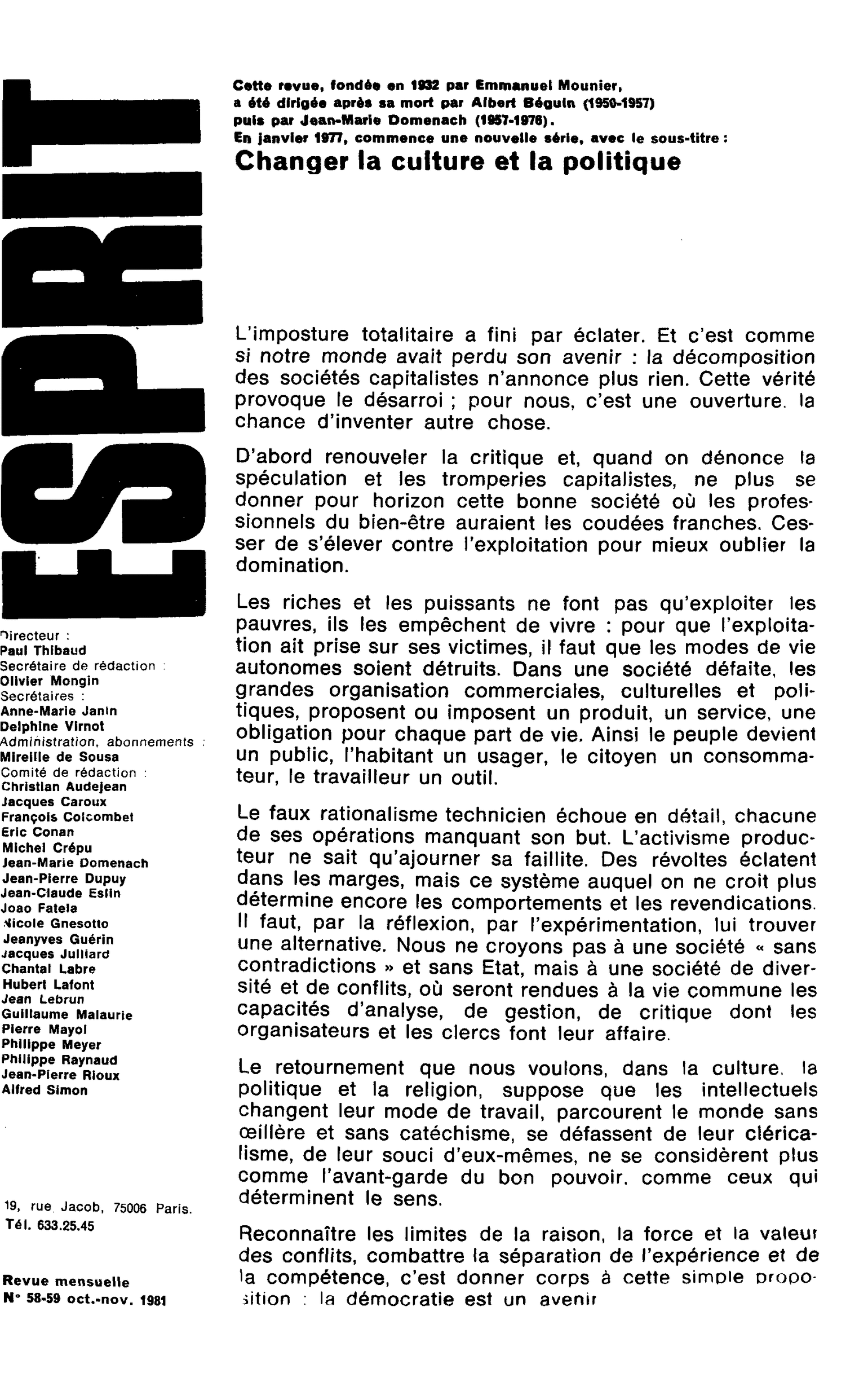 Editorial