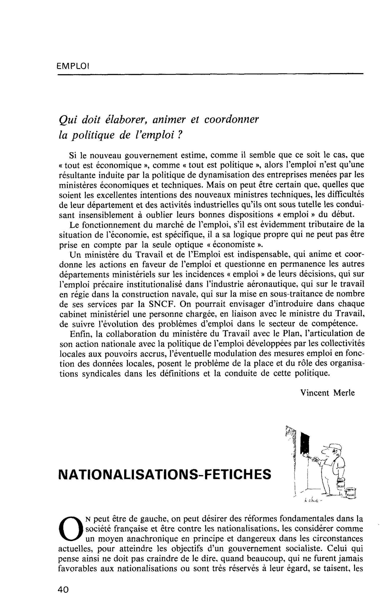 NATIONALISATIONS-FETICHES