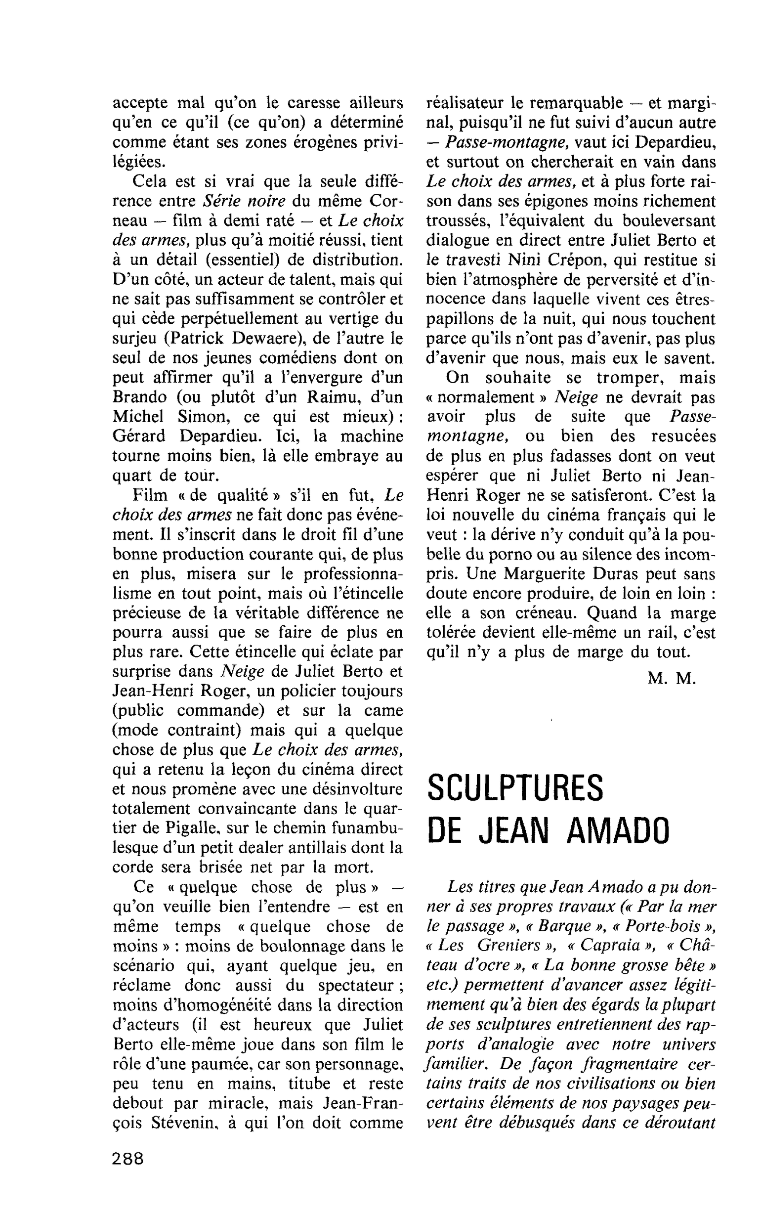 SCULPTURES DE JEAN AMADO