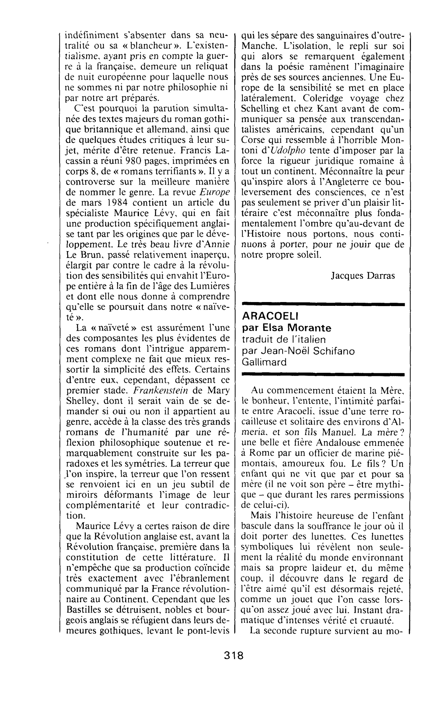 ARACOELI par Eisa Morante