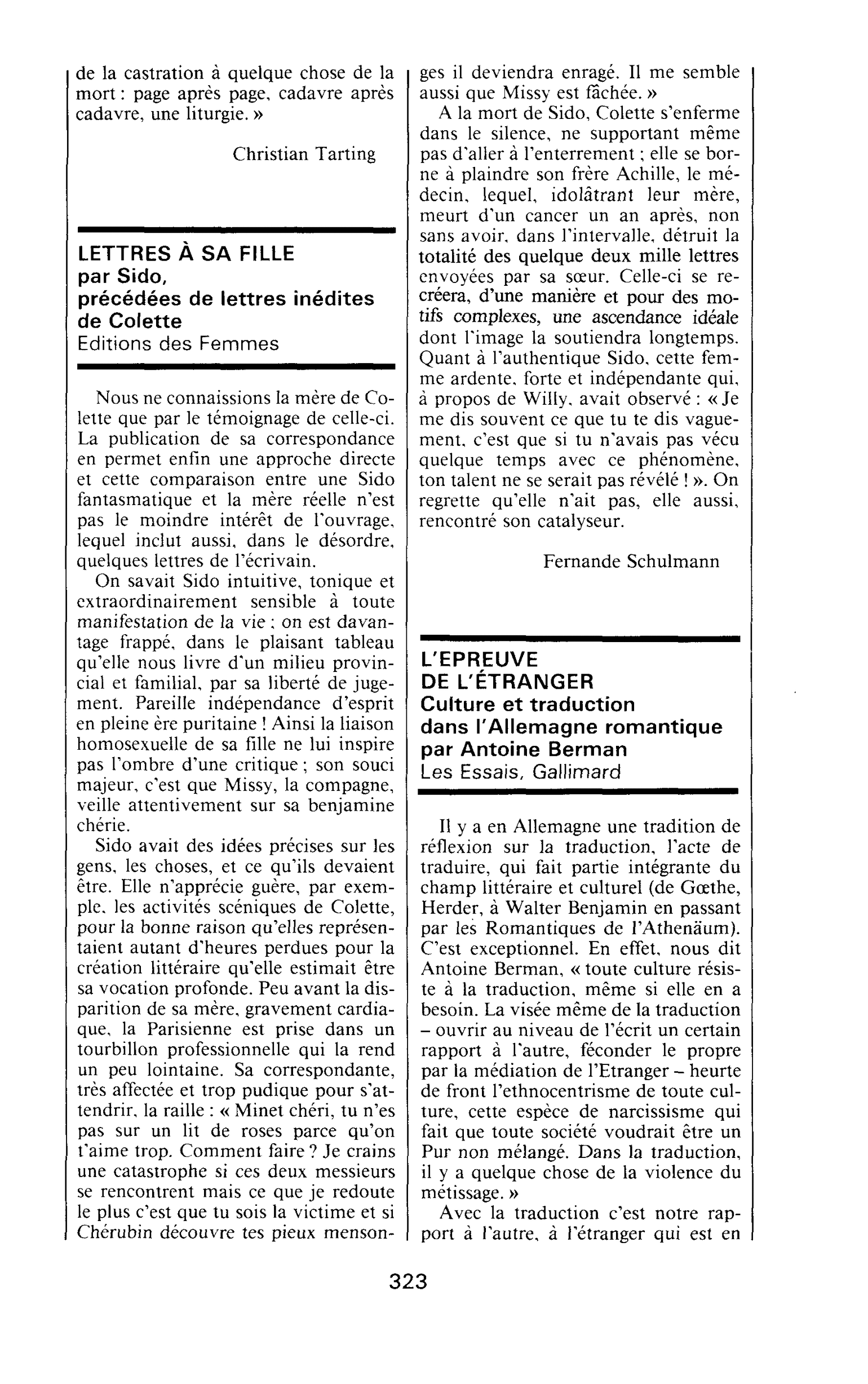 Lettres à sa fille par Sido, précédées de lettres inédites de Colette