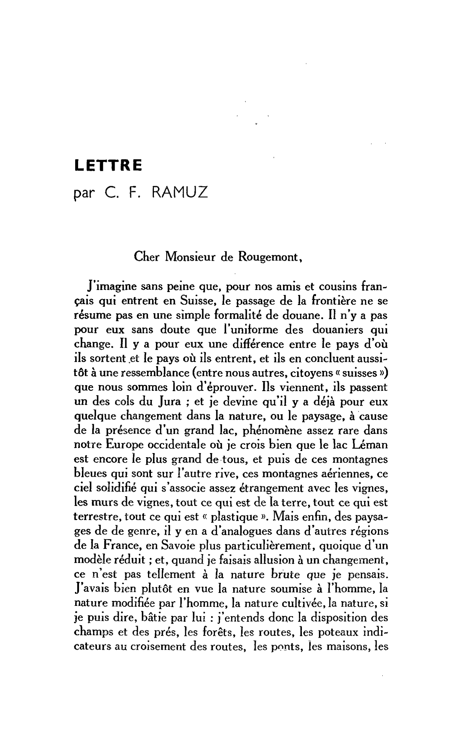 LETTRE