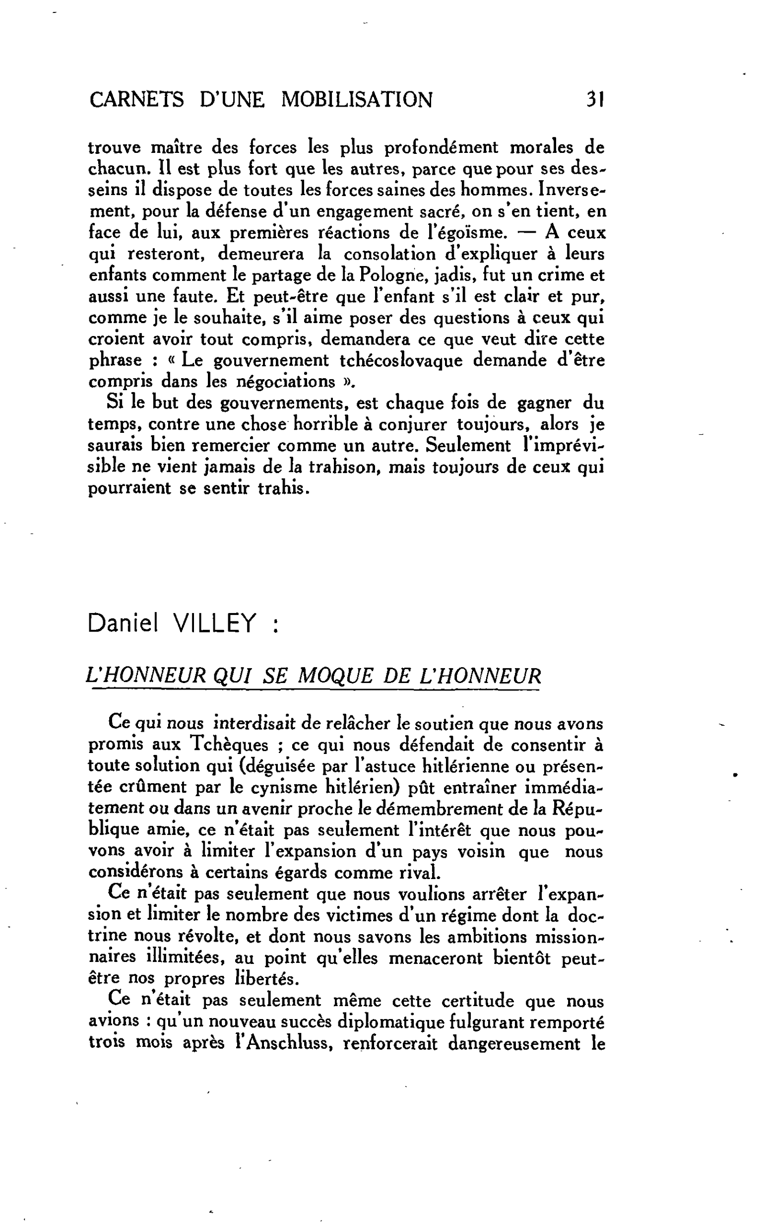 L’HONNEUR QUI SE MOQUE DE L’HONNEUR