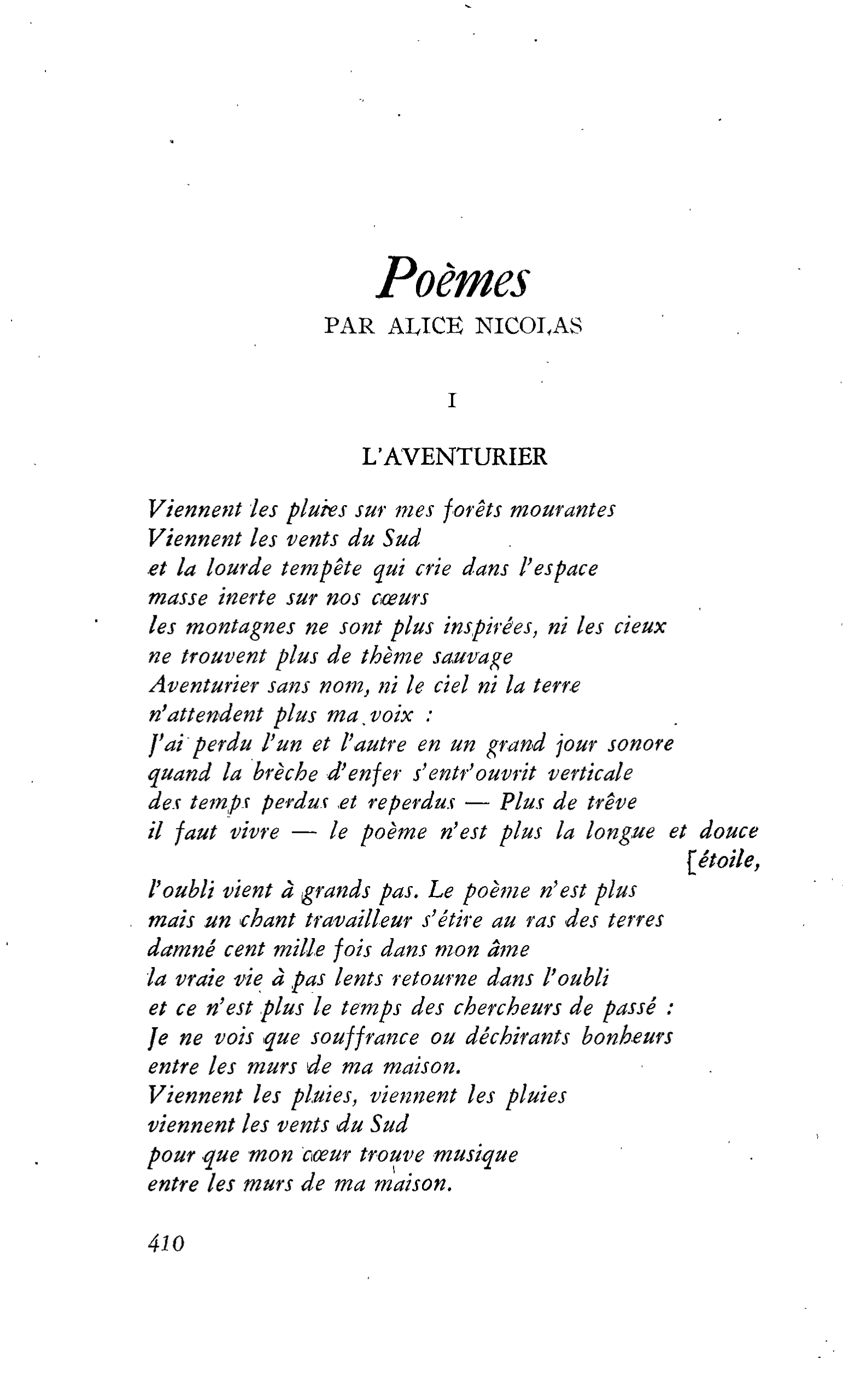 Poèmes