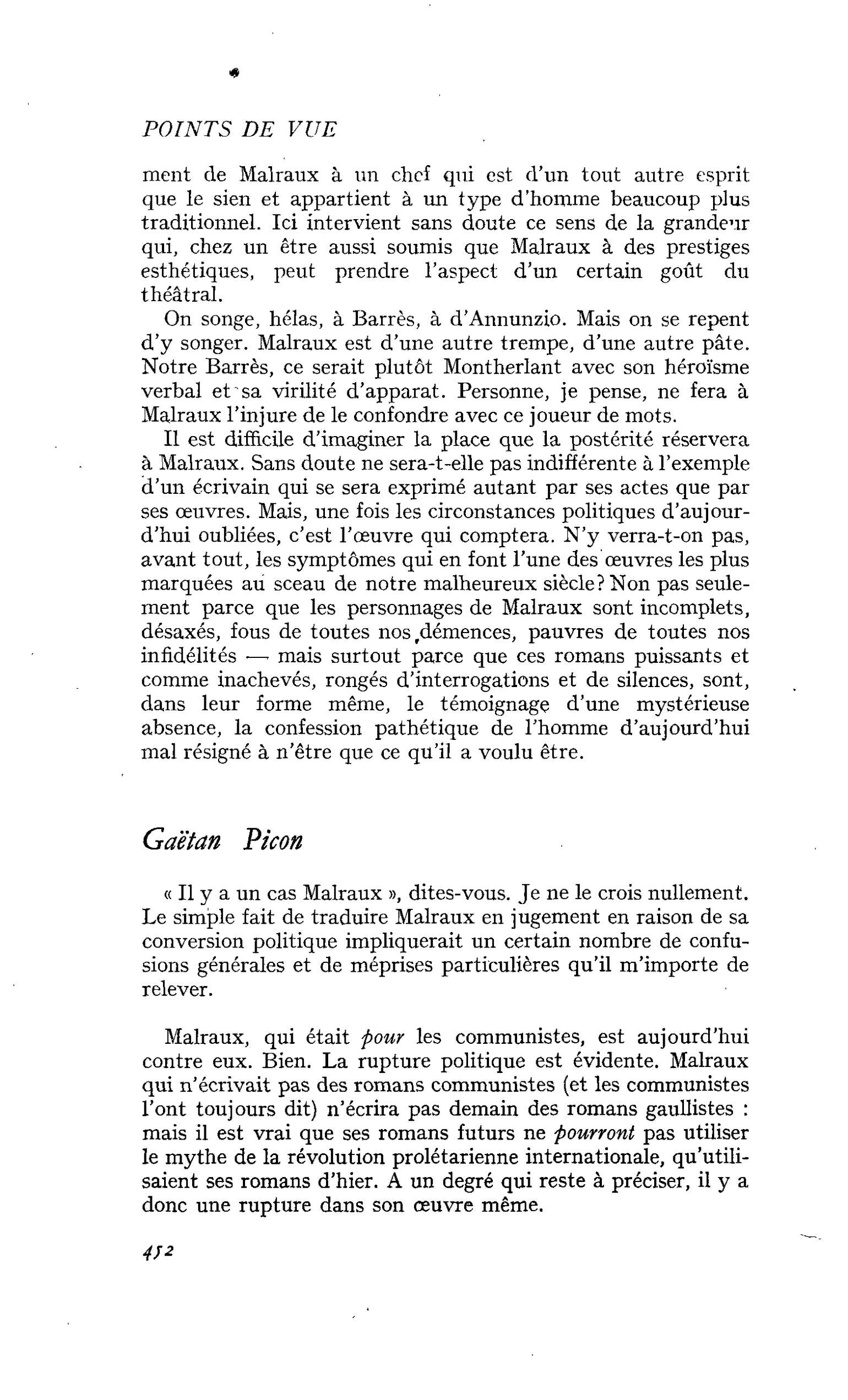 Points de vue