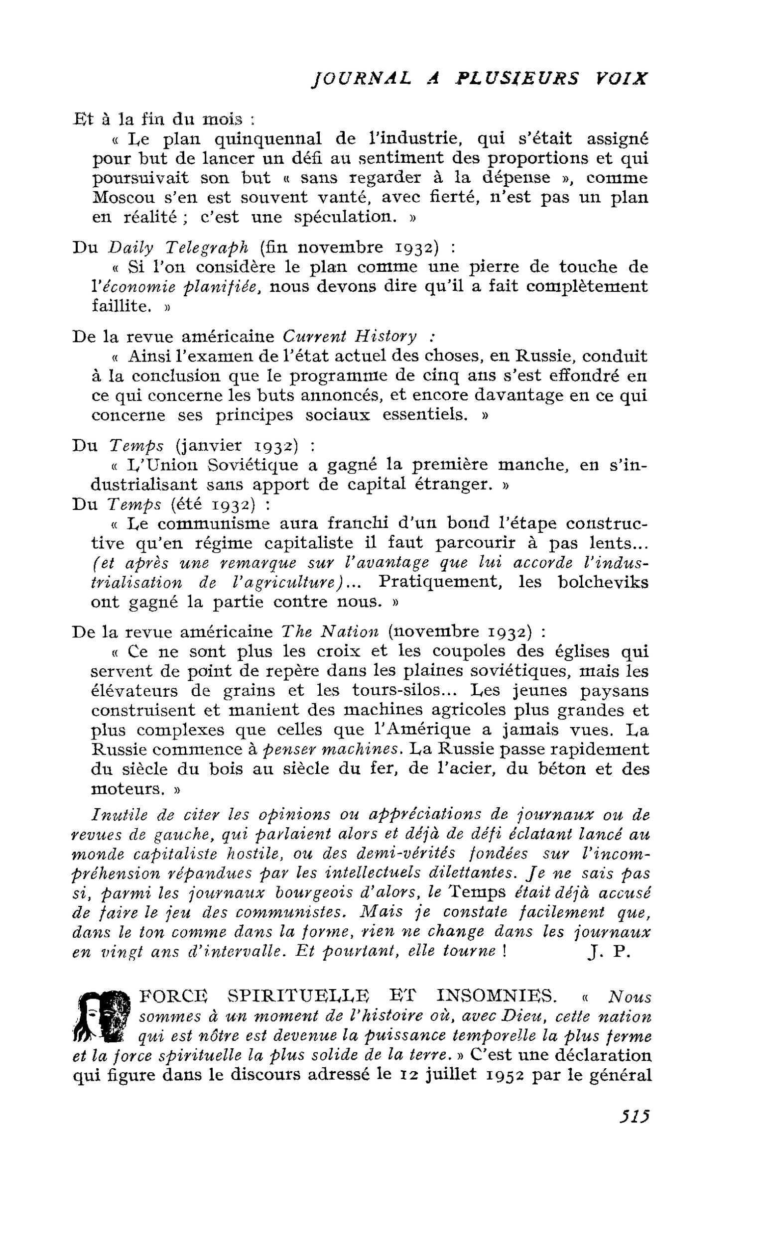 Force spirituelle et insomnies