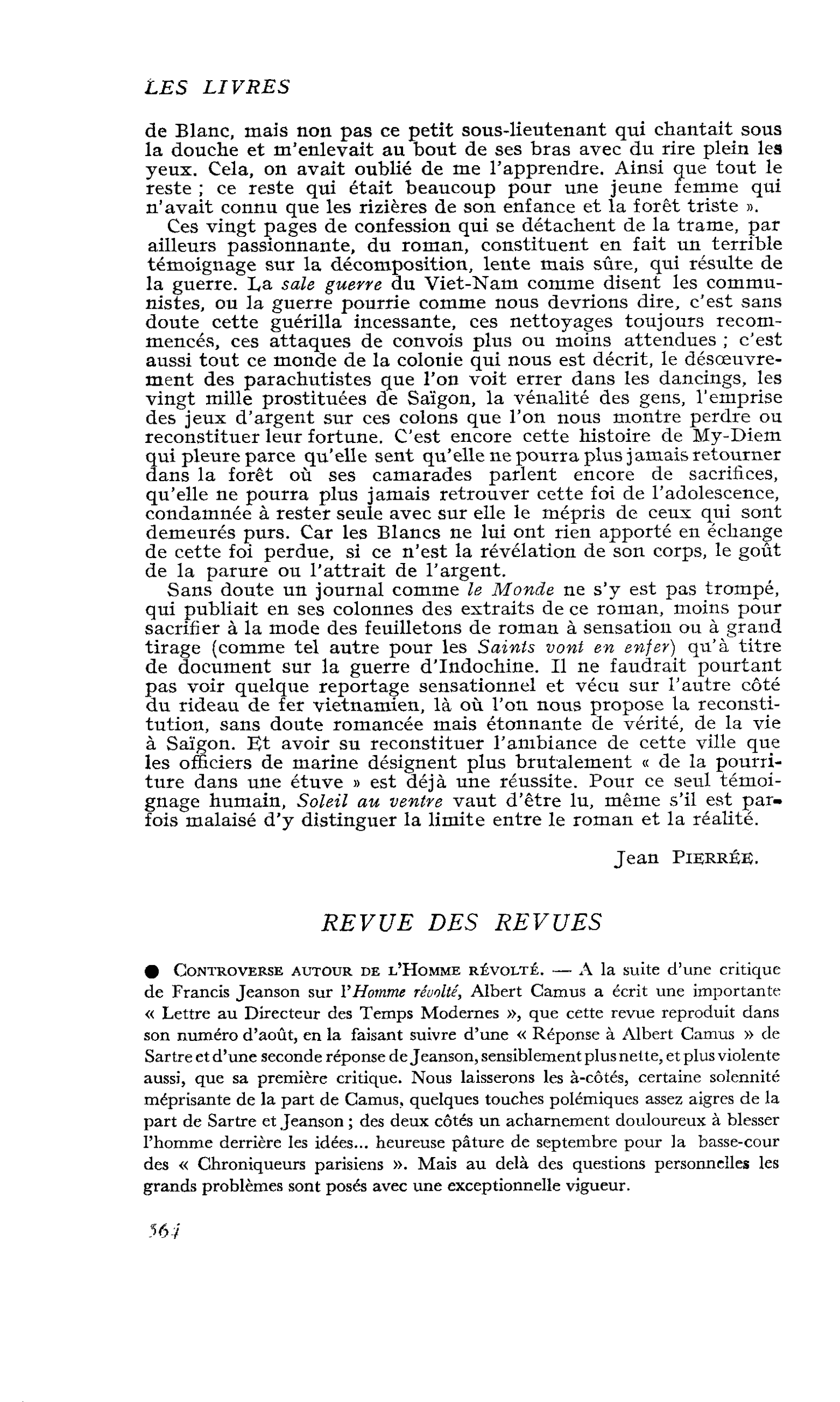 Controverse autour de l’Homme révolté