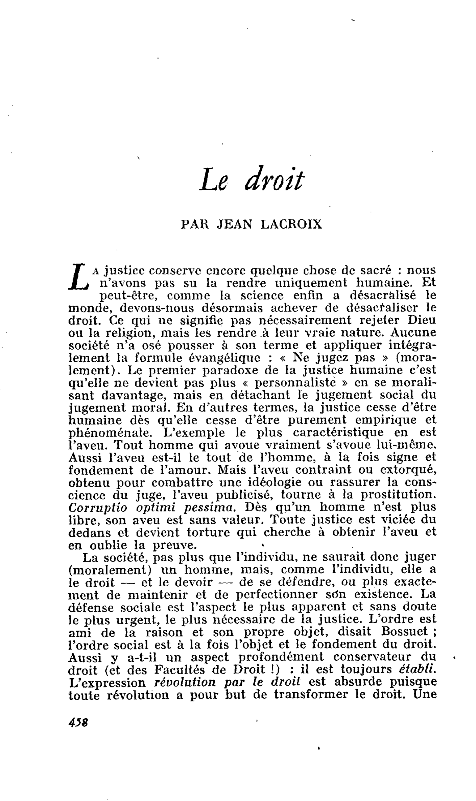 Le droit