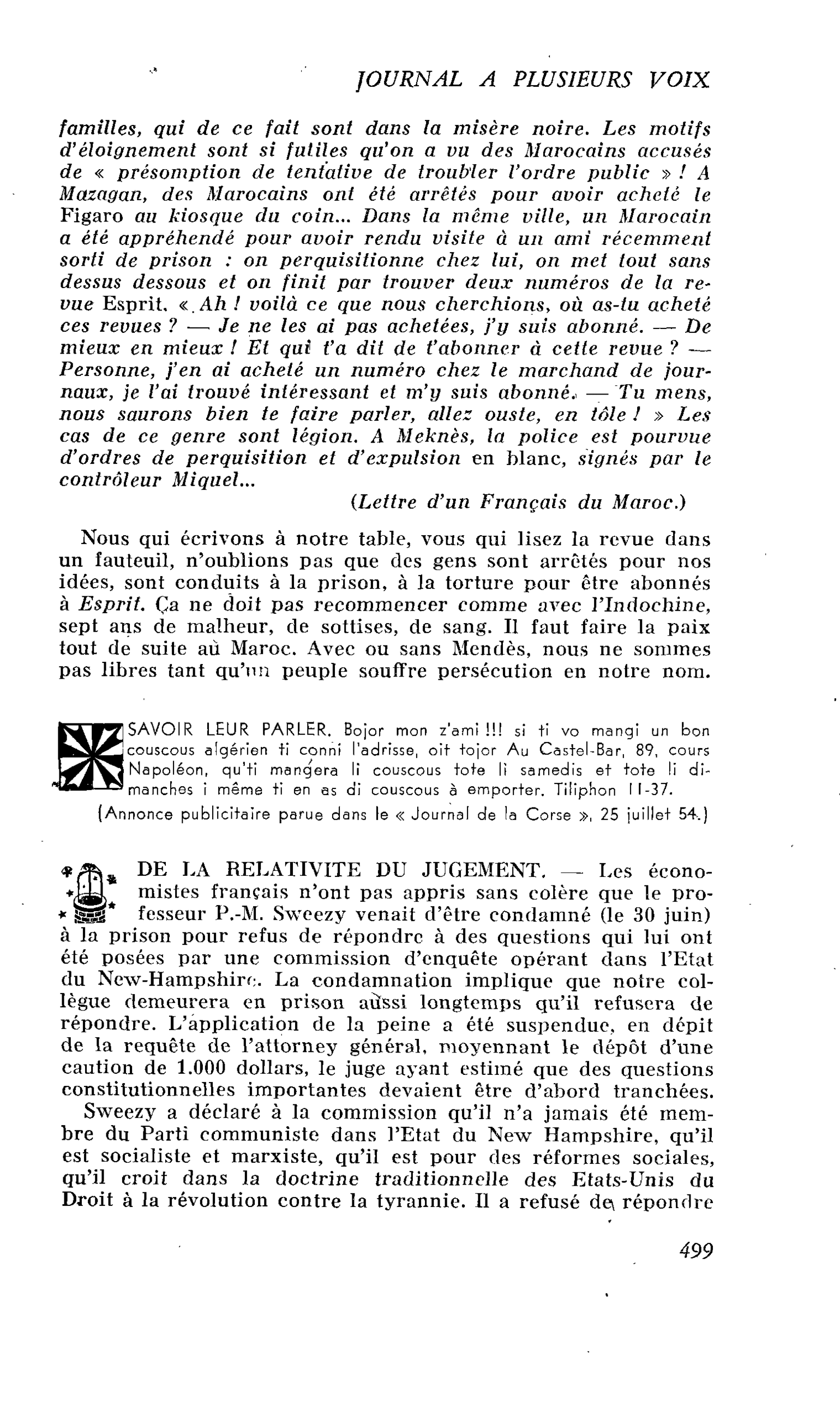 SAVOIR LEUR PARLER