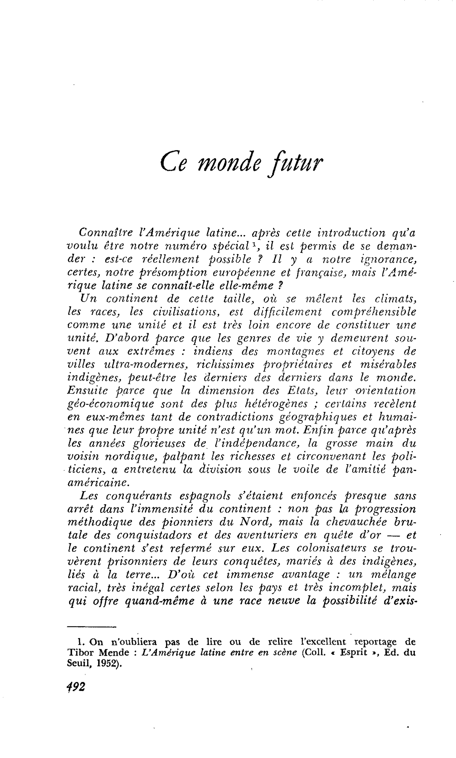 Ce monde futur