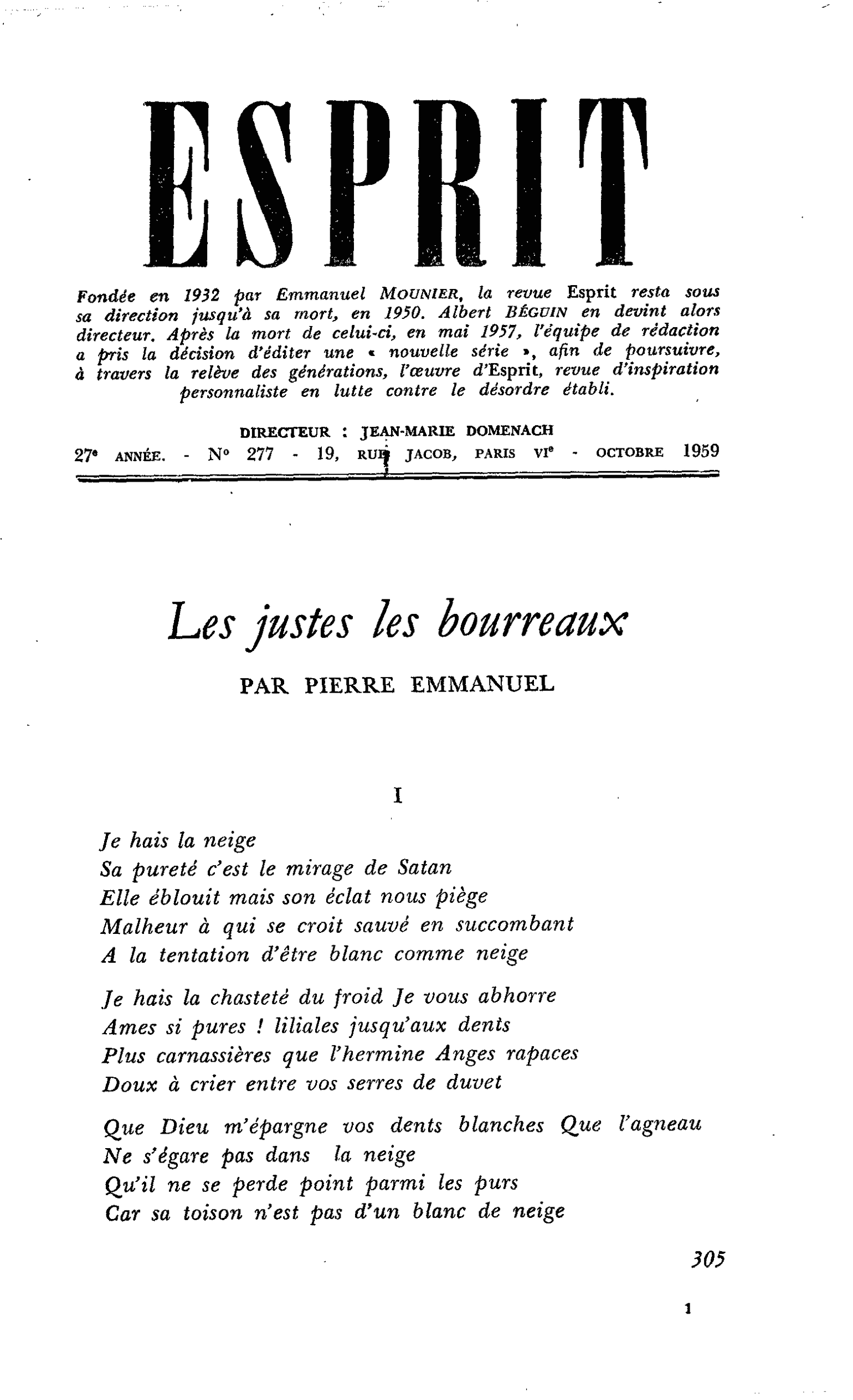 Les justes les bourreaux