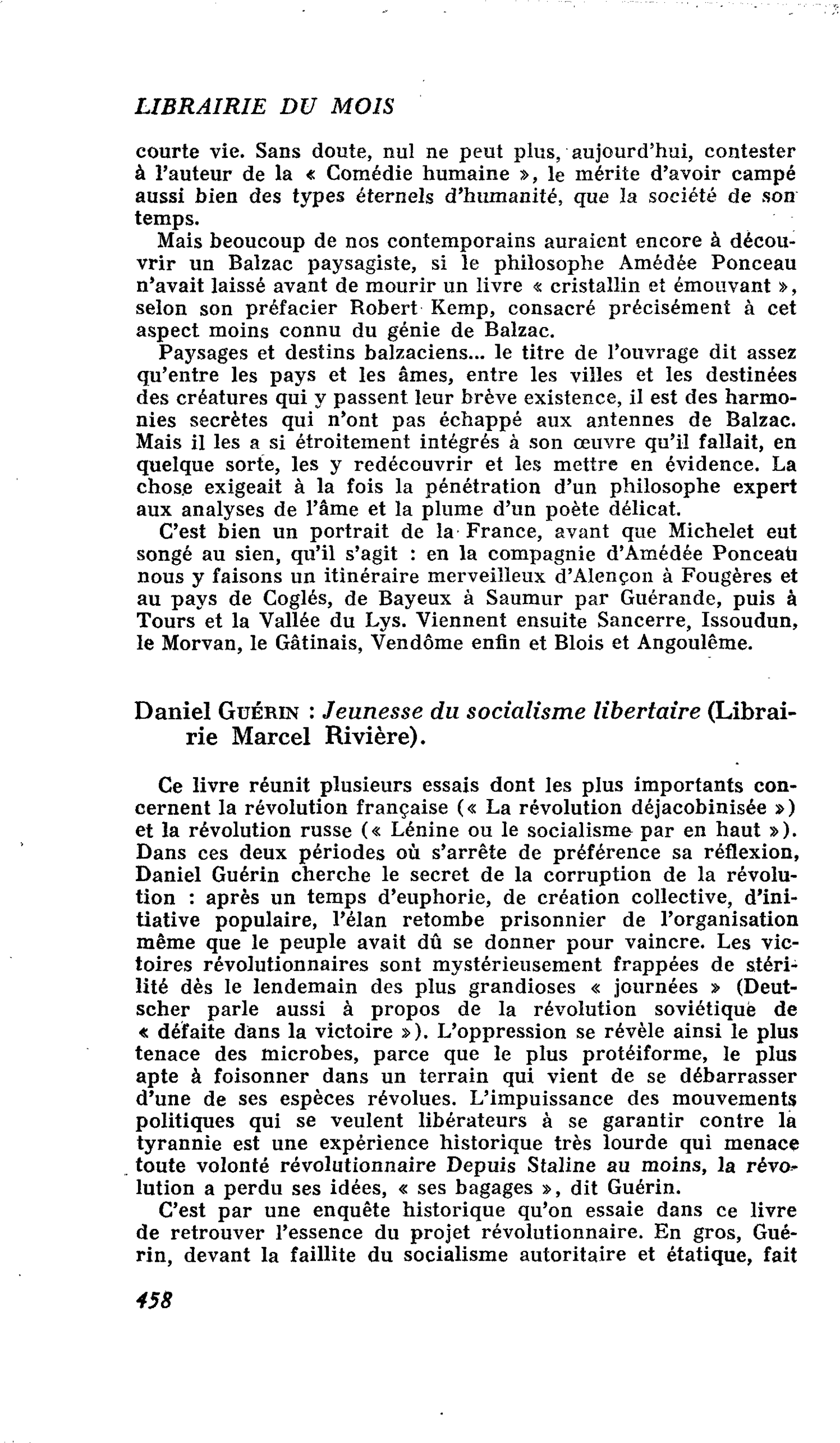 Daniel Guérin : Jeunesse du socialisme libertaire