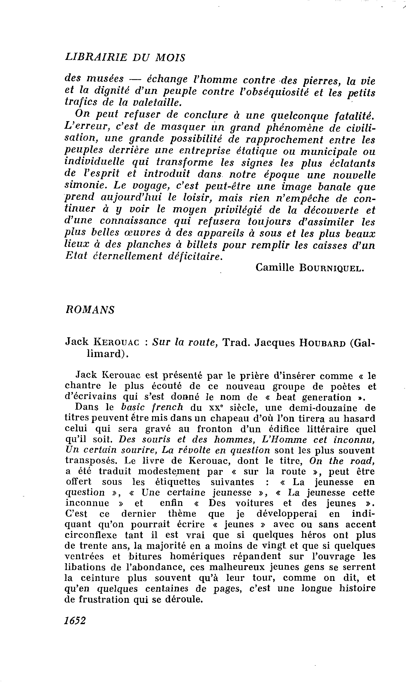 Jack Kerouac : Sur la route