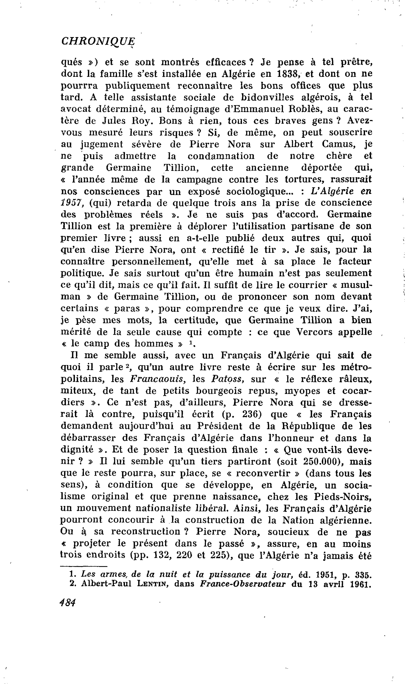 Les Français d’Algérie