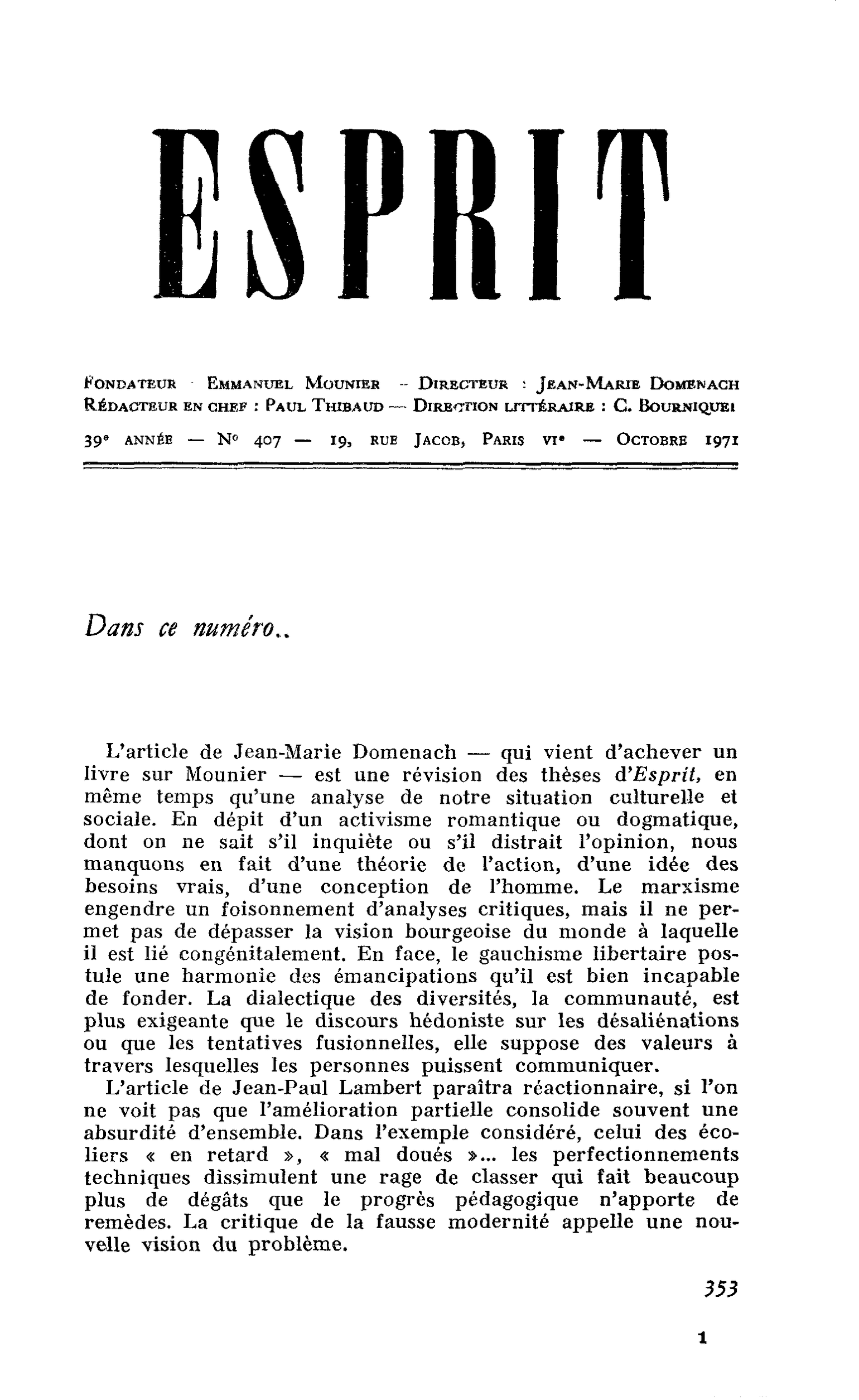 Editorial