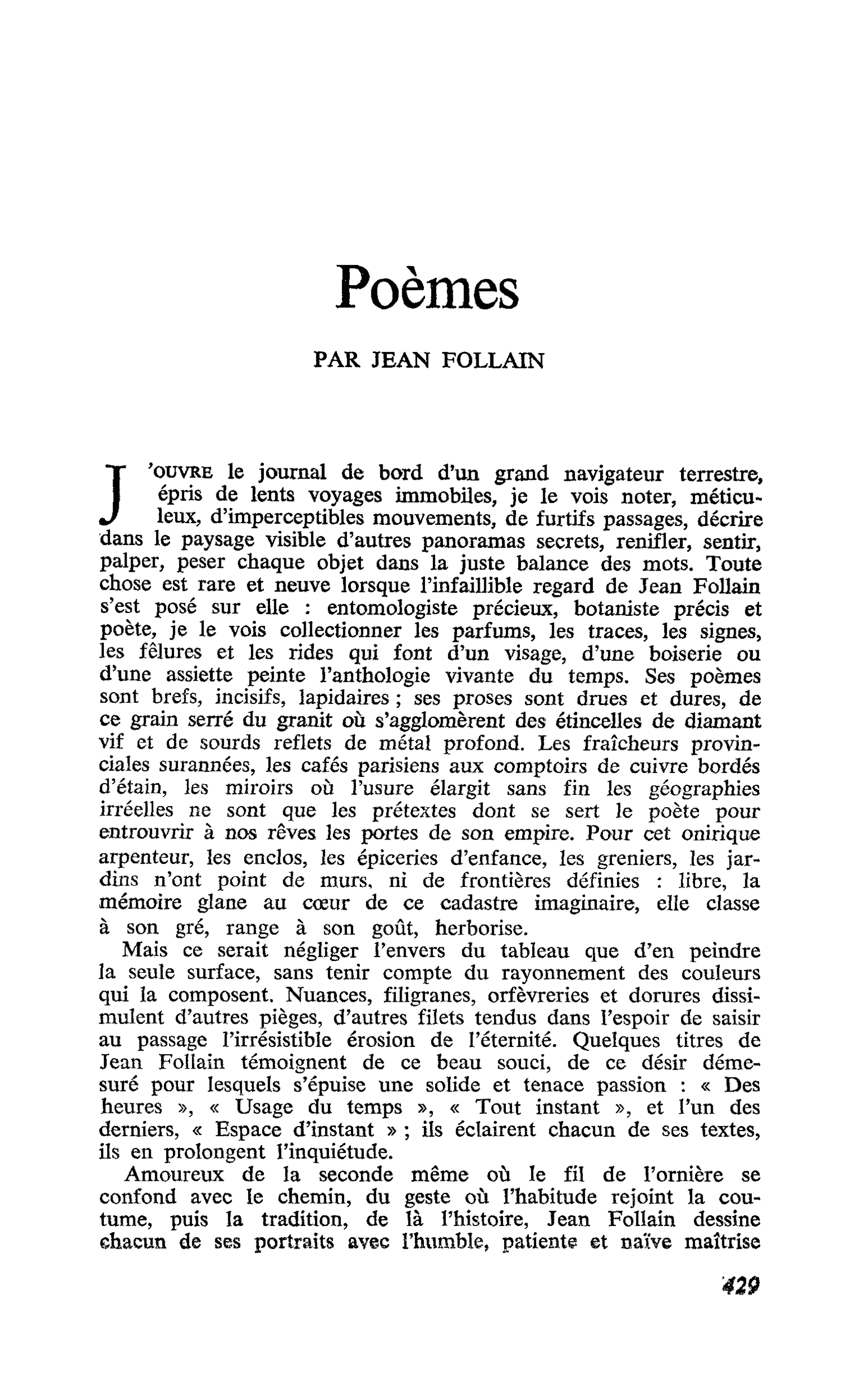 Poèmes