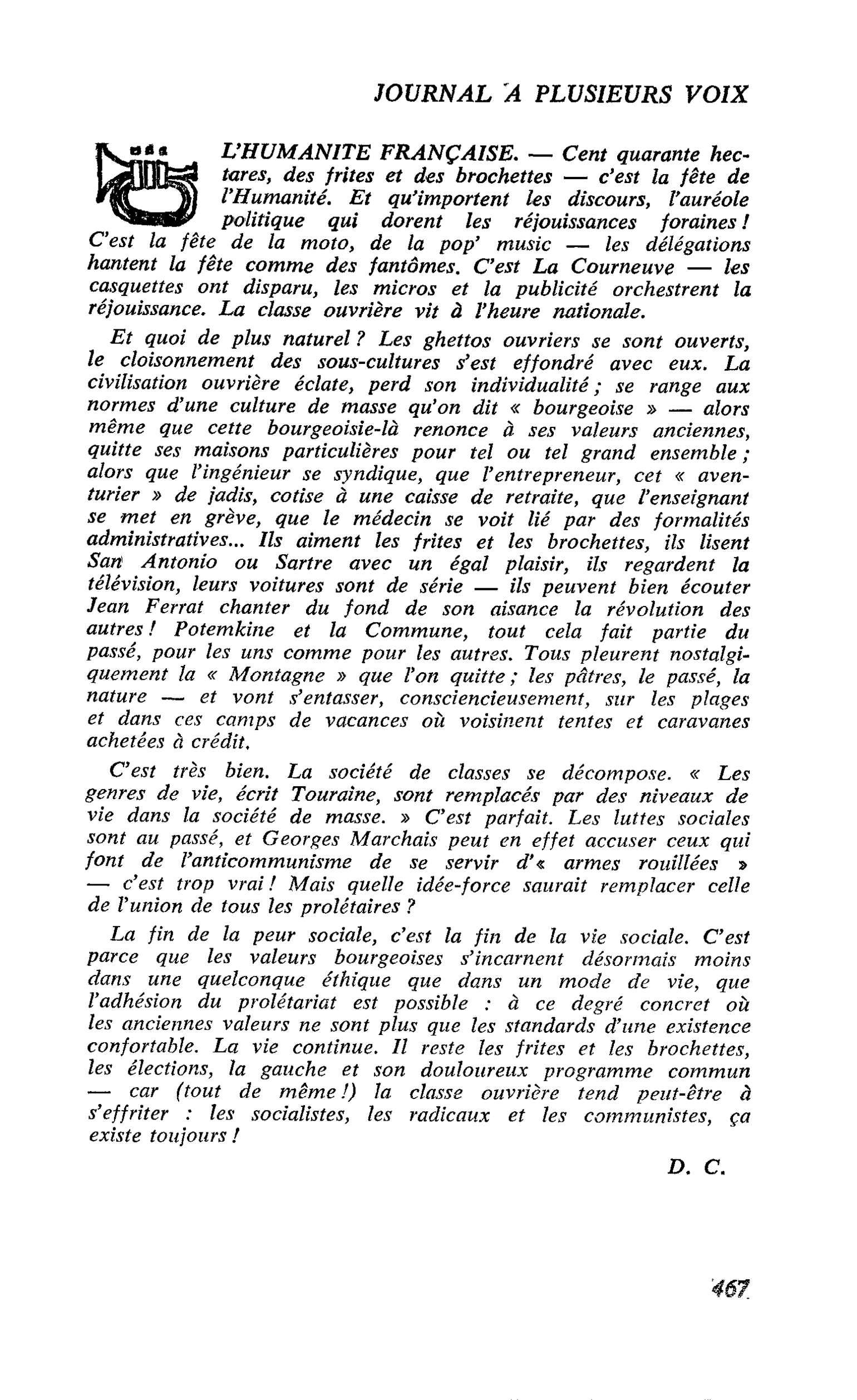 L’HUMANITE FRANÇAISE