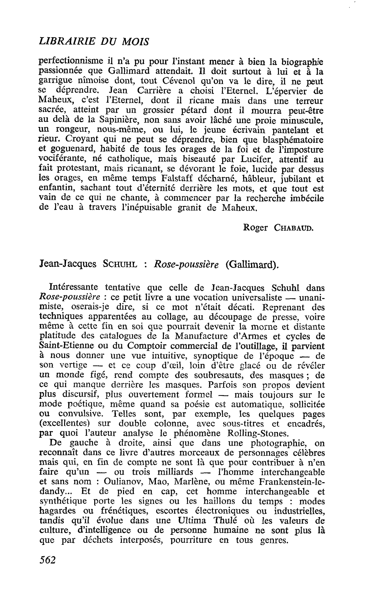 Jean-Jacques Schuhl : Rose-poussière