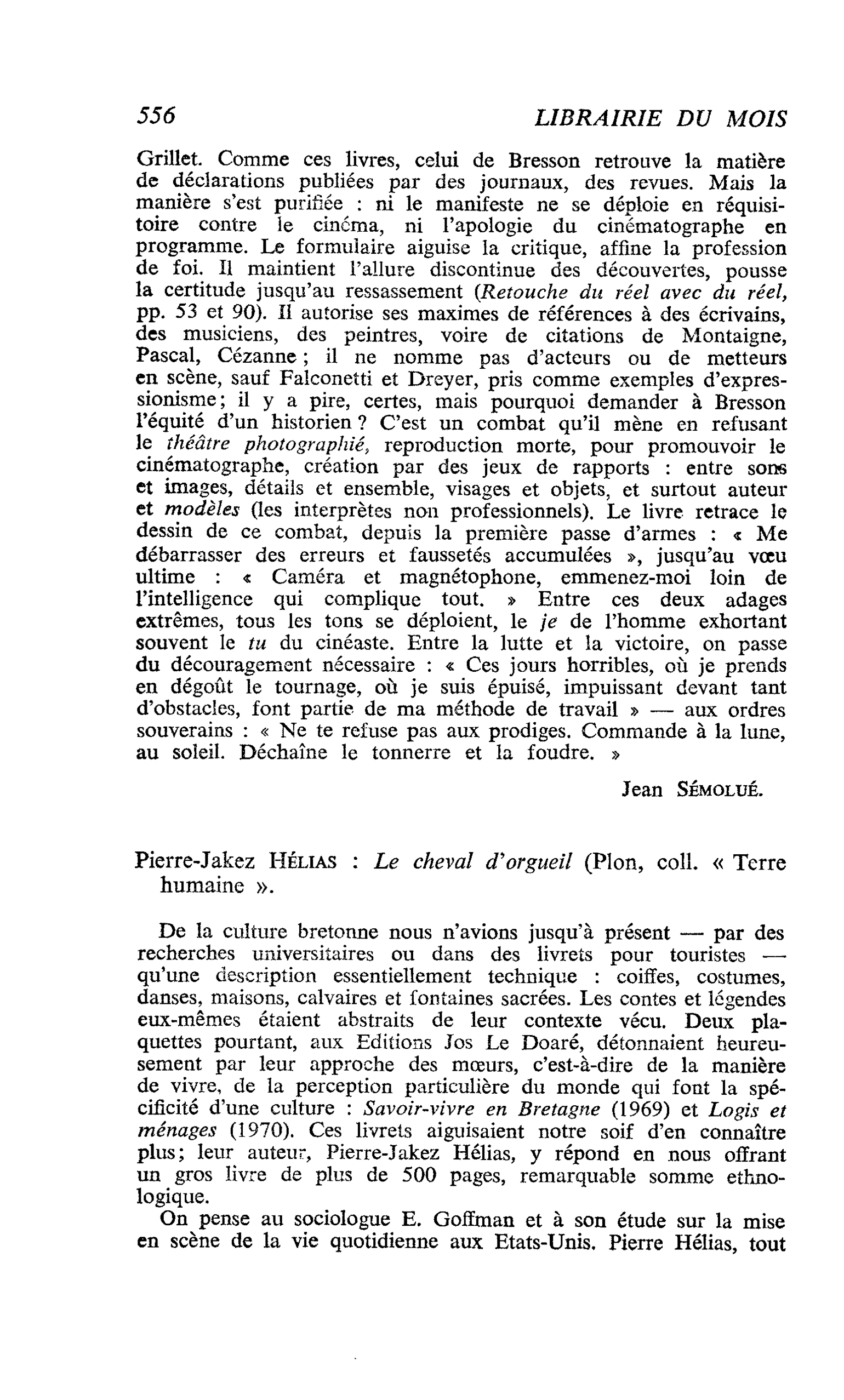Pierre-Jakez Hélias : Le cheval d’orgueil