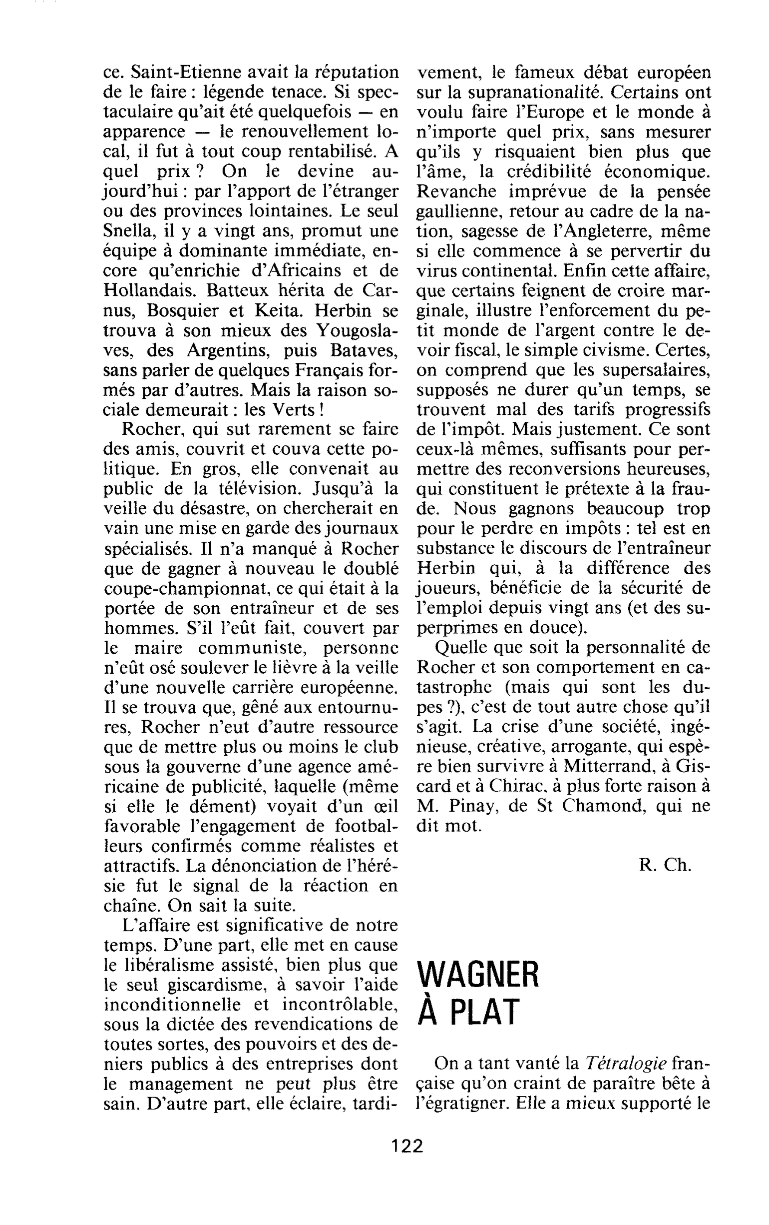 WAGNER A PLAT