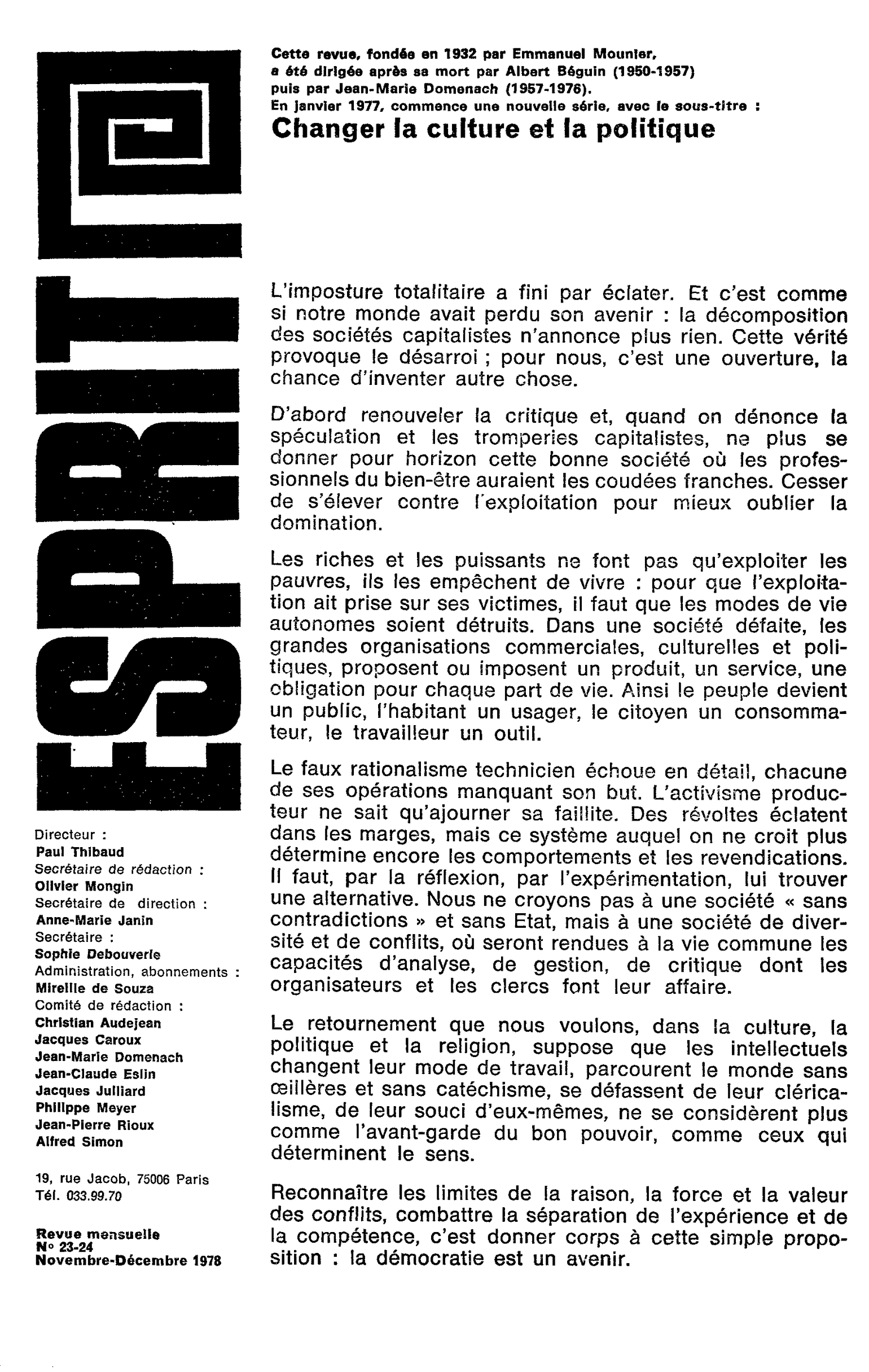 Editorial