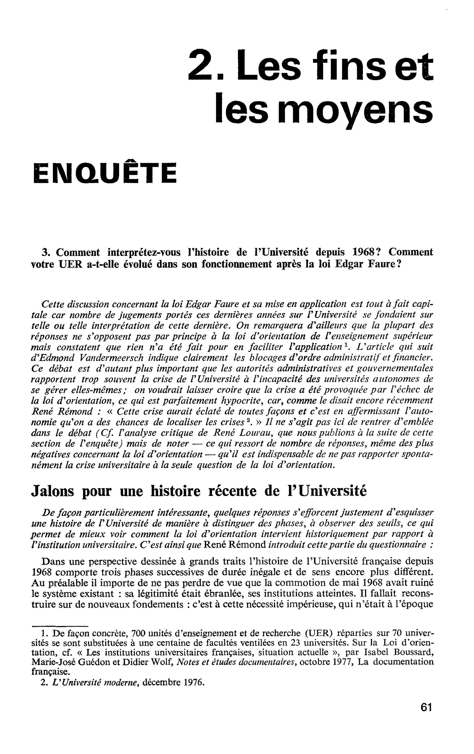 ENQUÊTE